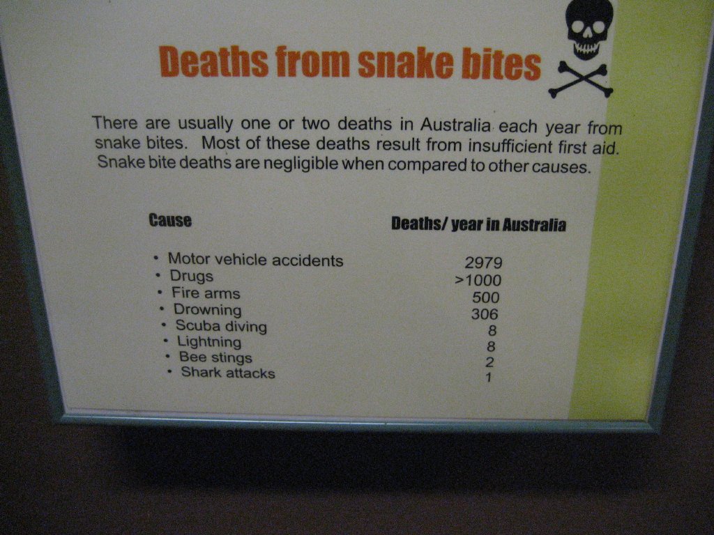 Death From Snakebite sign