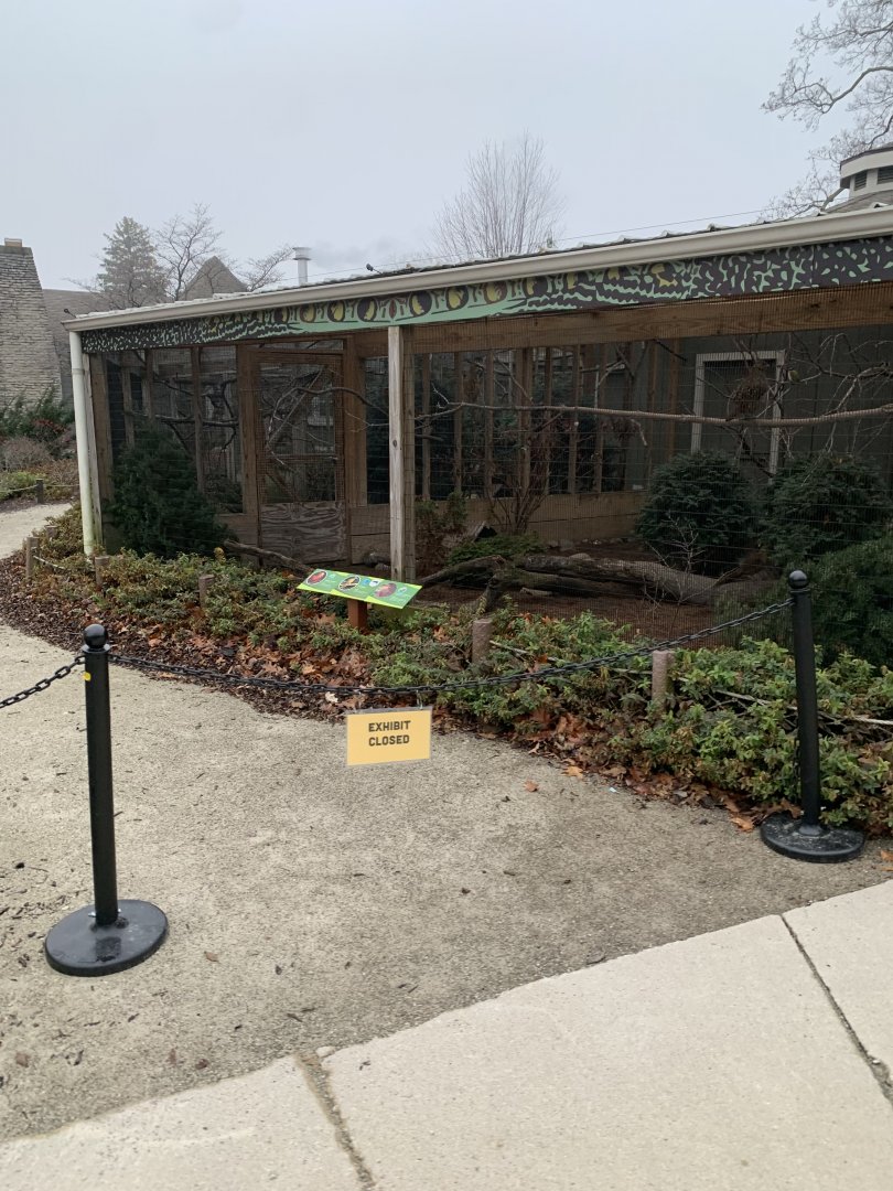 Dec. 2021- Closed off Pheasantry