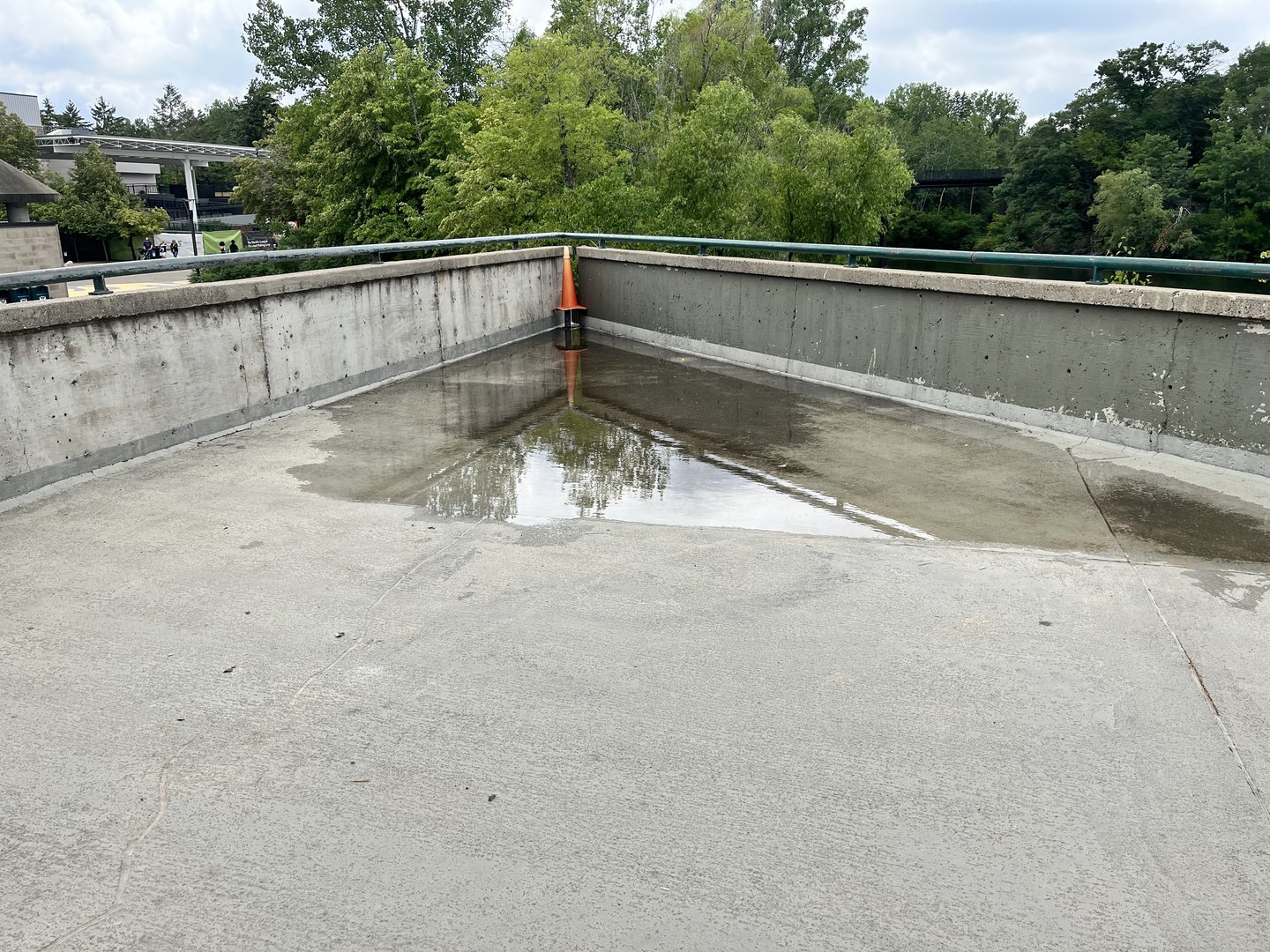 Decay Along the Ramp