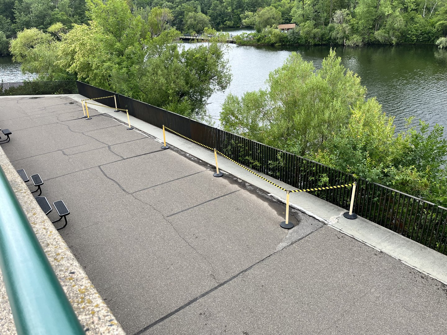 Decay Along the Ramp