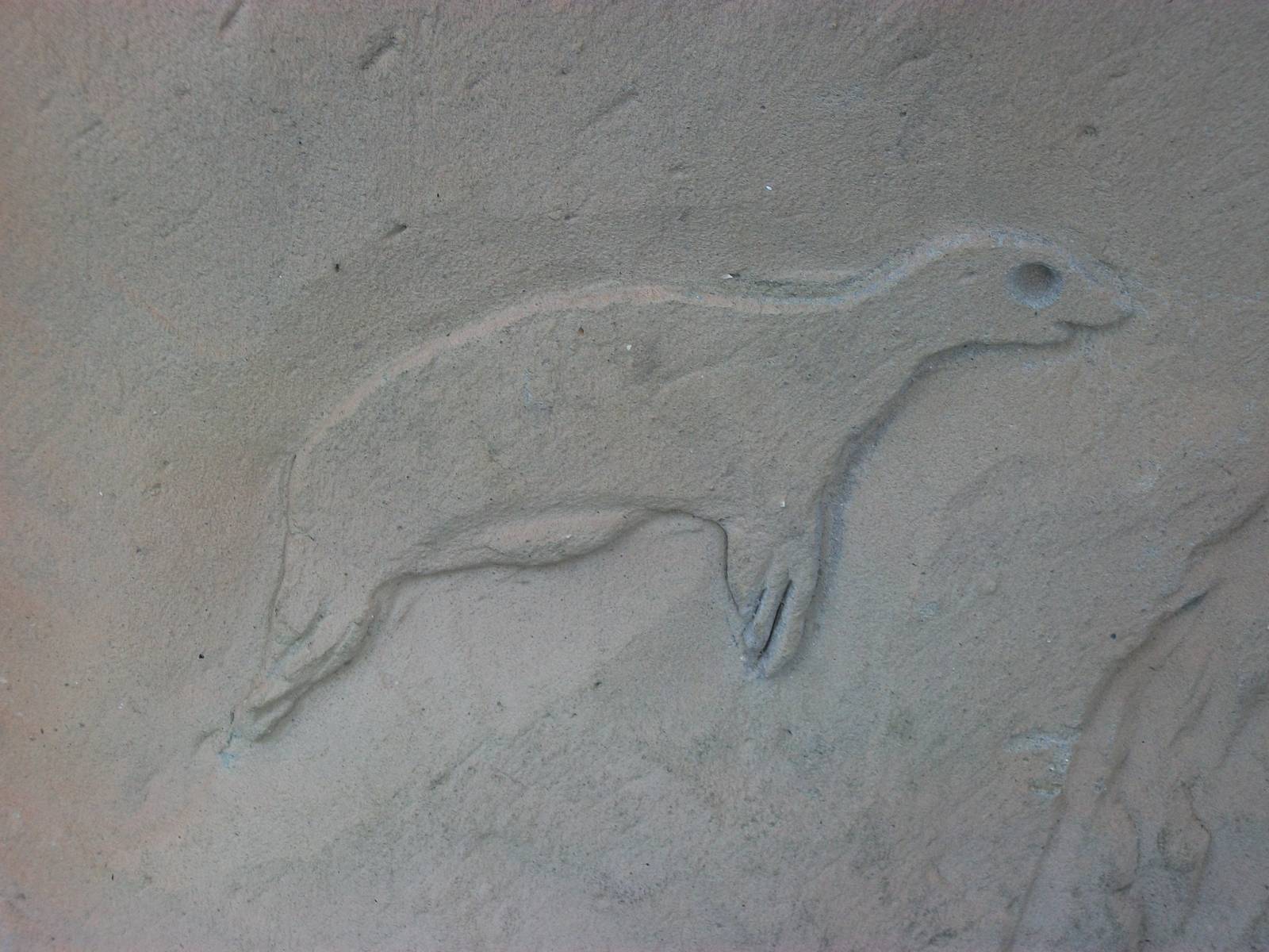 Decoration on Sealion Centre wall 4th January 2013