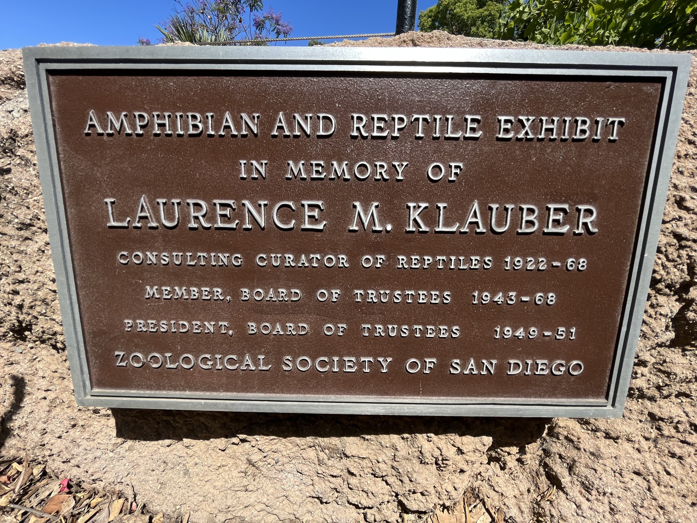 Dedication Sign