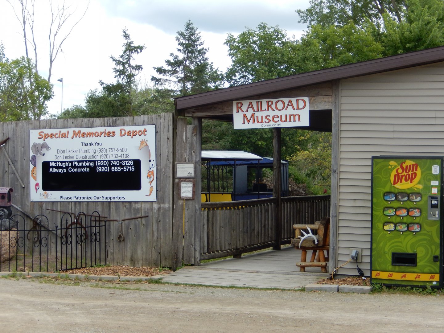 Deep Wisconsin Woods Train Station