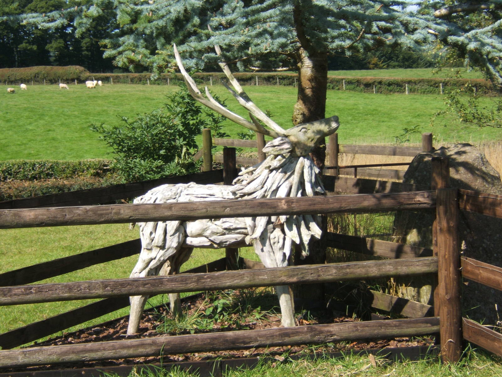 Deer sculpture