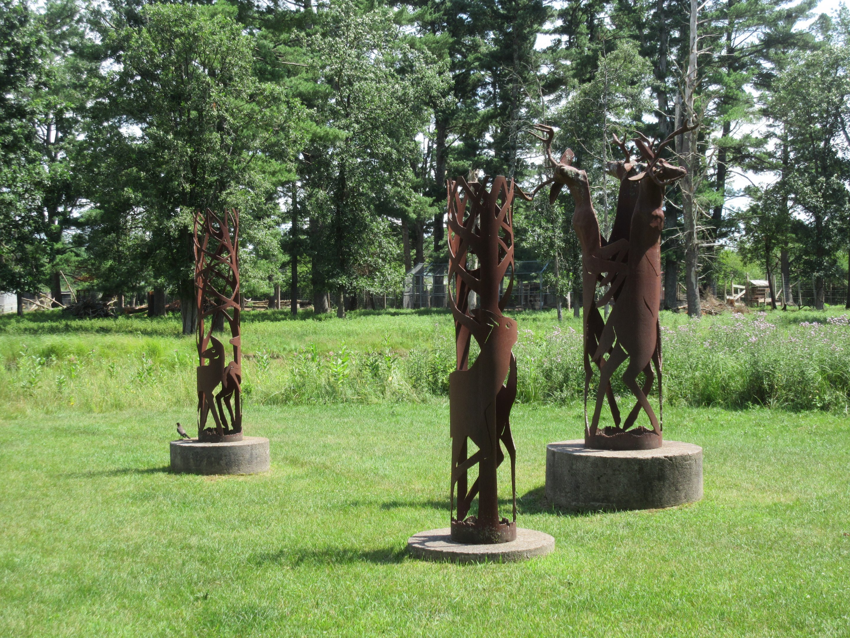Deer-Themed Statues