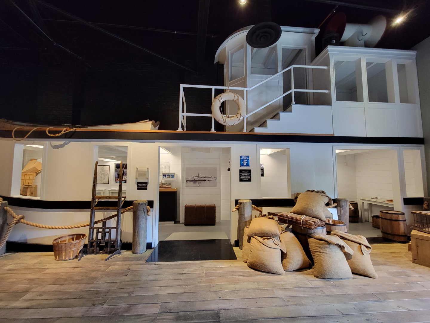 Delmarva Discovery Museum - Other side of fake ship