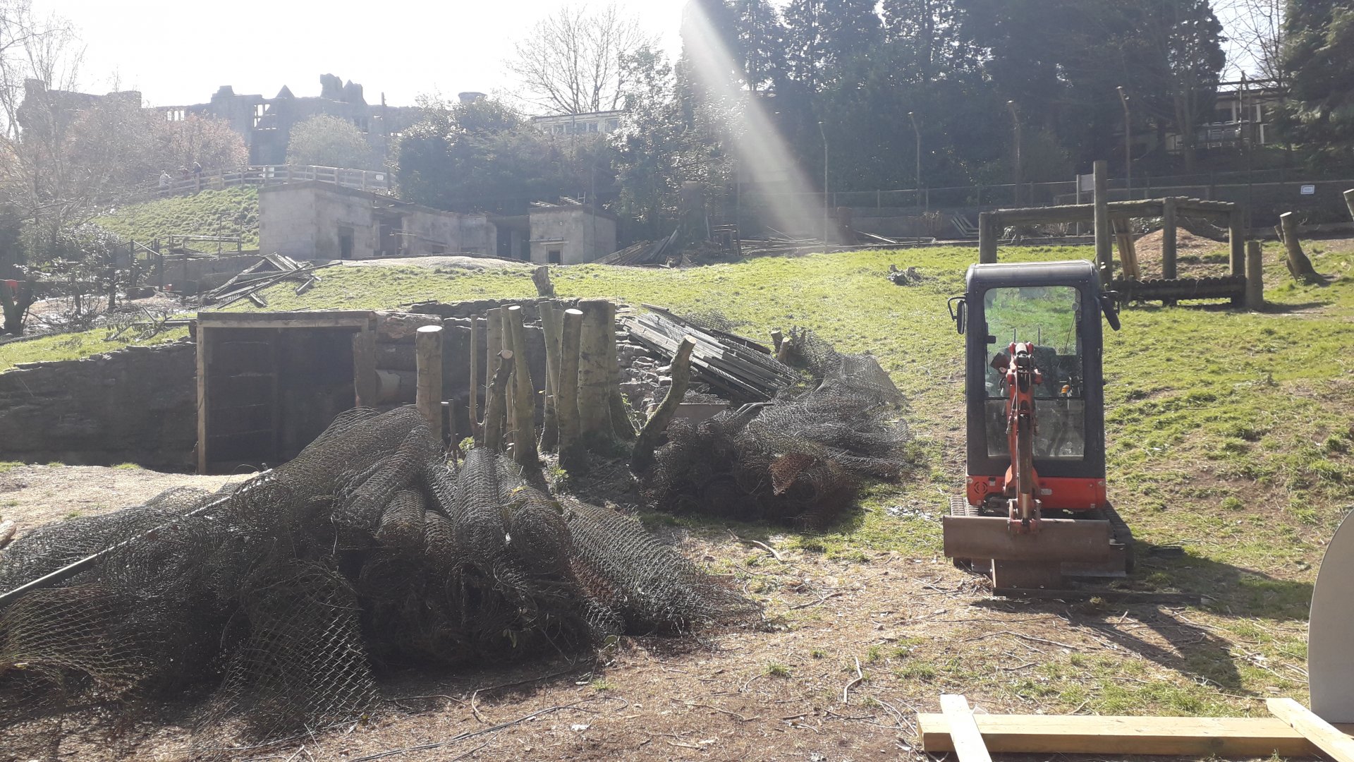 Demolition at Dudley zoo