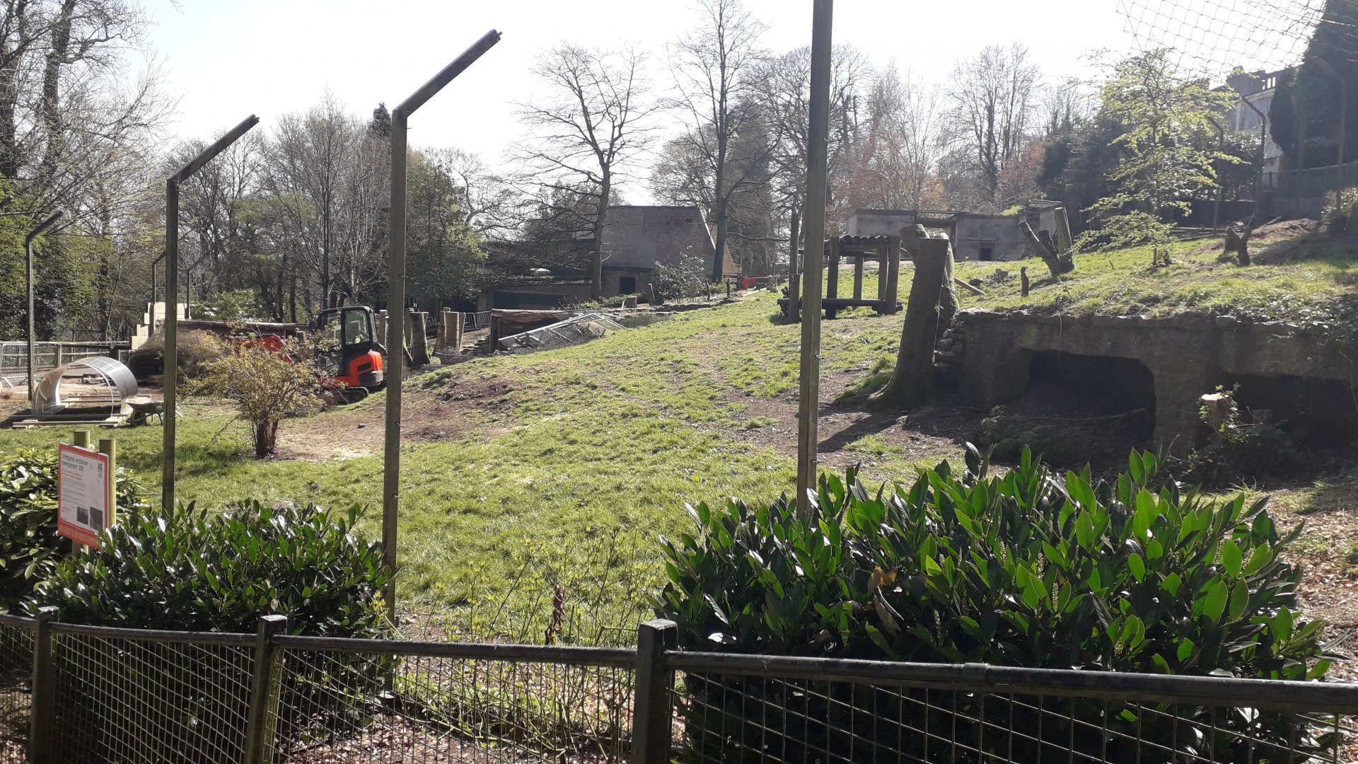 Demolition at Dudley Zoo