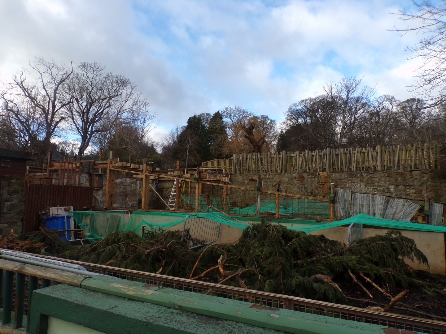 Demolition of former congo house 16.2.24