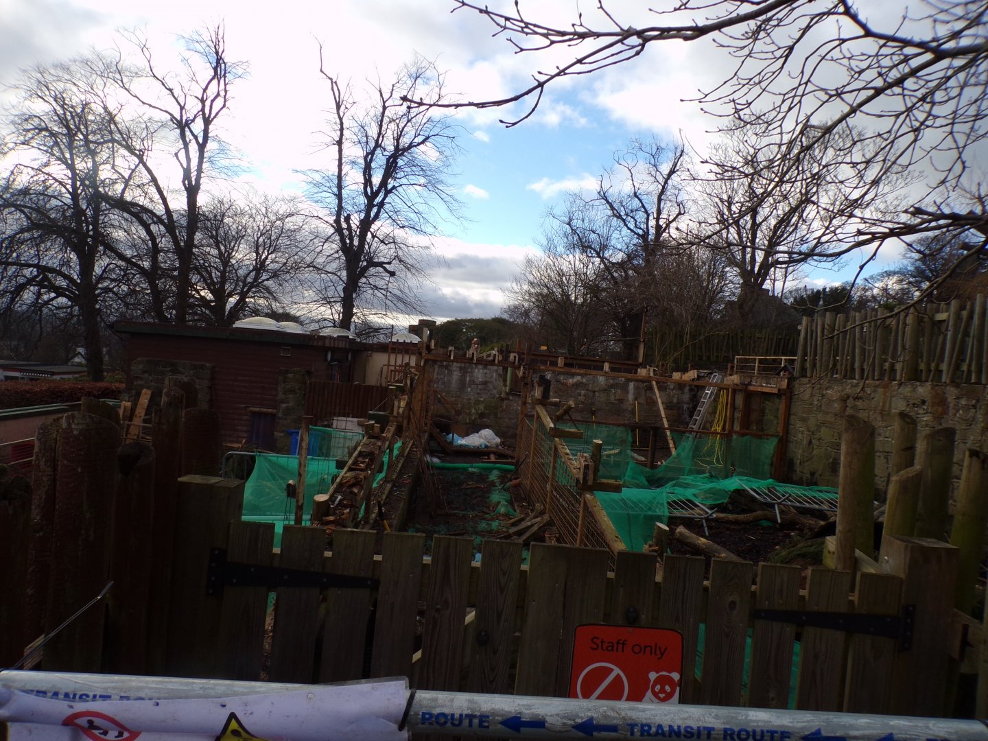 Demolition of former Congo house 16.2.24