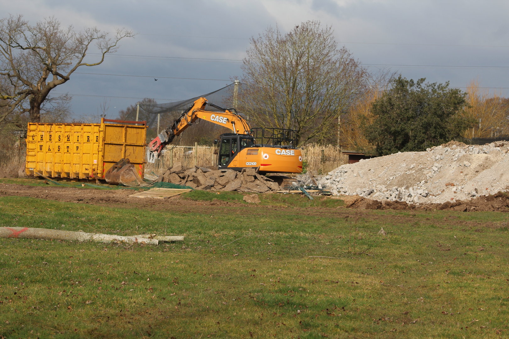 Demolition of former zebra house 27 Feb 2023