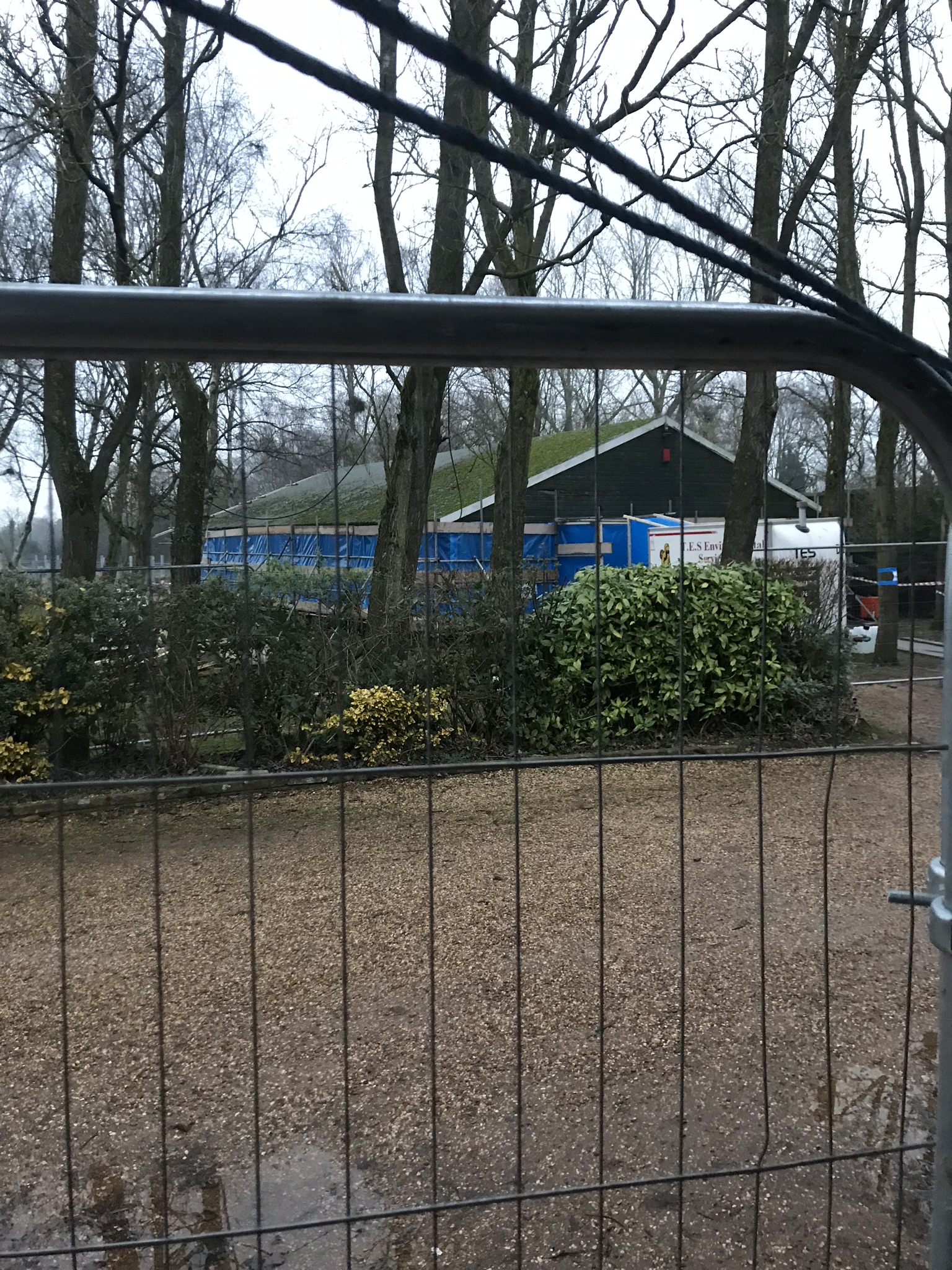 Demolition of old study centre for possible rhino