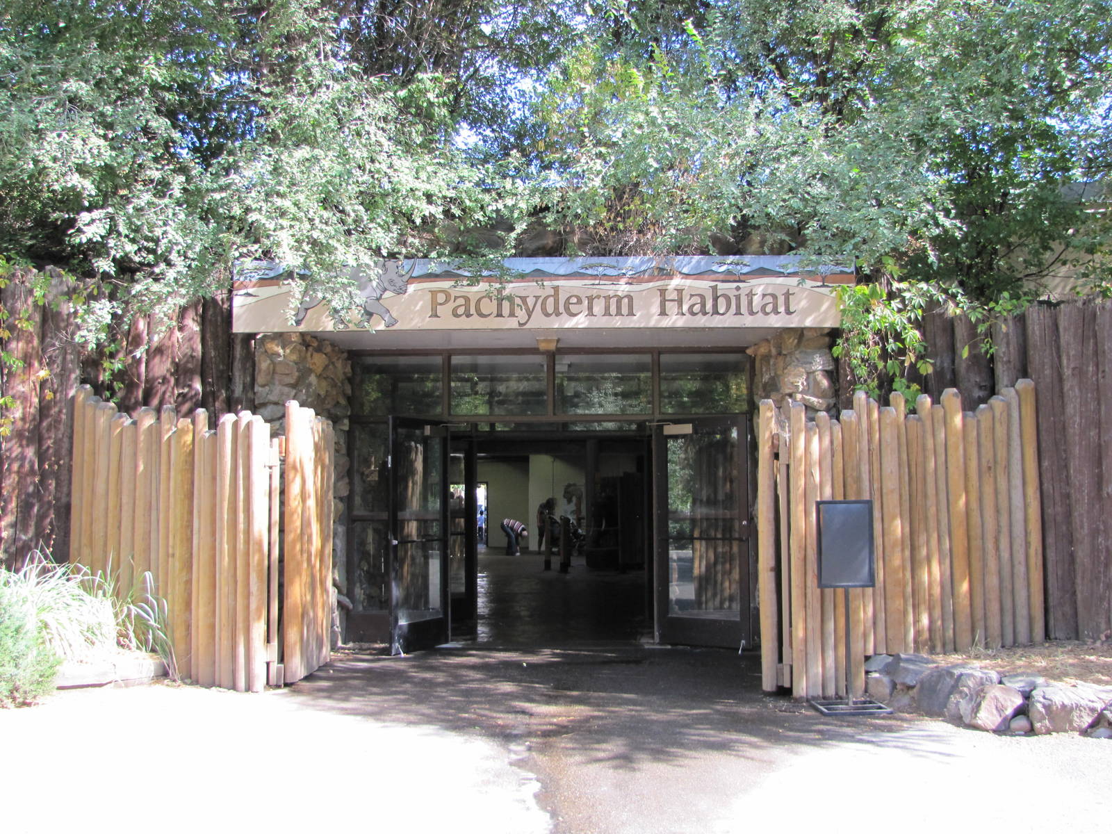 Denver Zoo 2010 - Entrance to Pachyderm Habitat