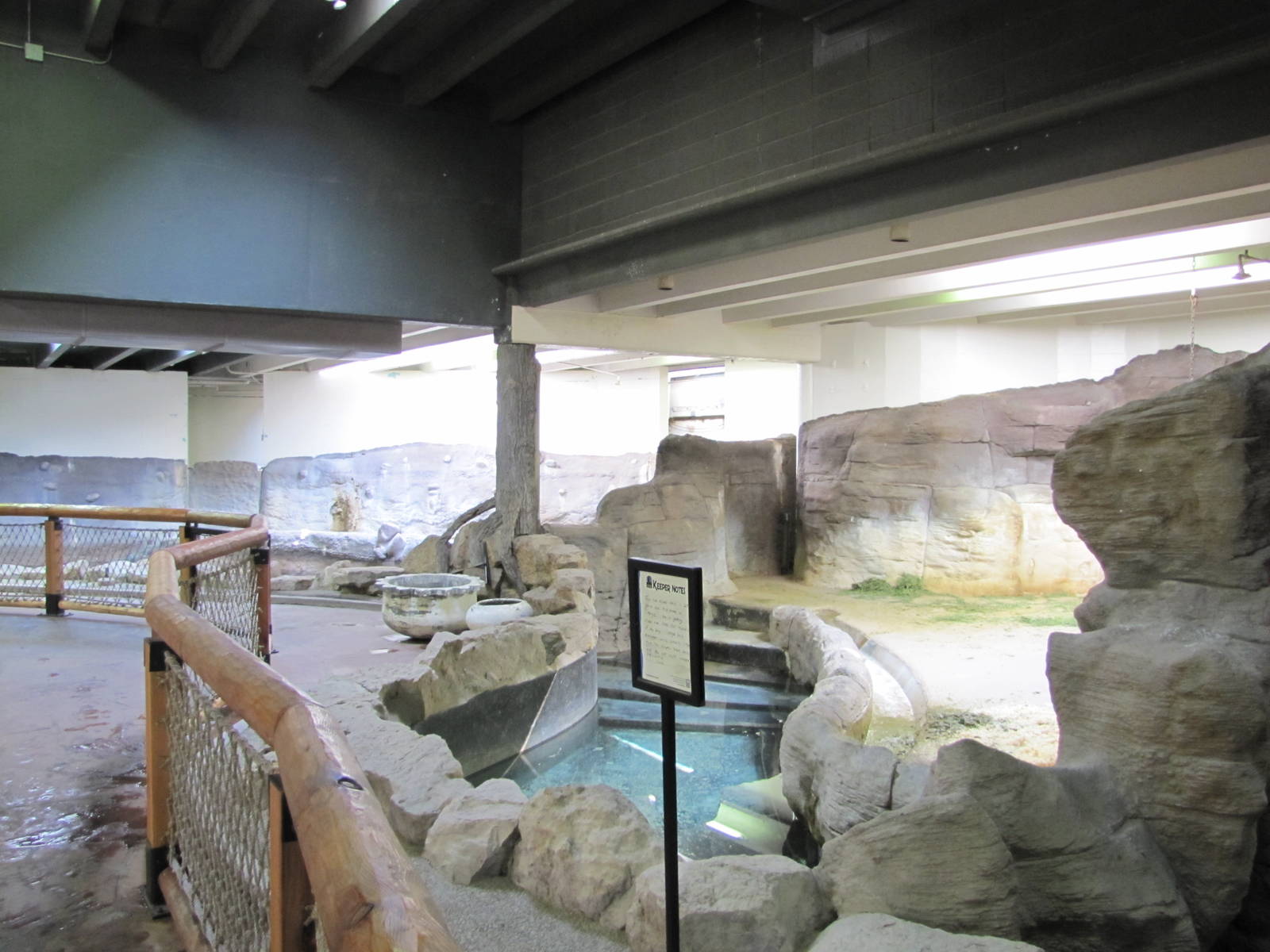 Denver Zoo 2010 - Inside Pachyderm Habitat