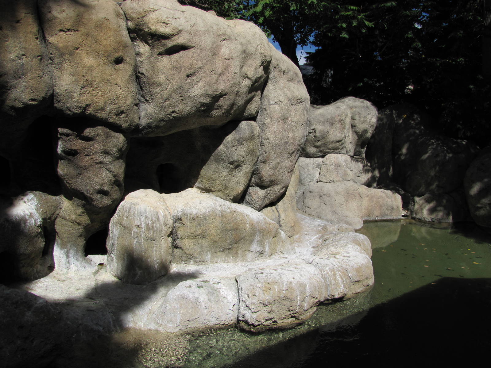 Denver Zoo 2010 - Right side of the Humboldt Penguin exhibit