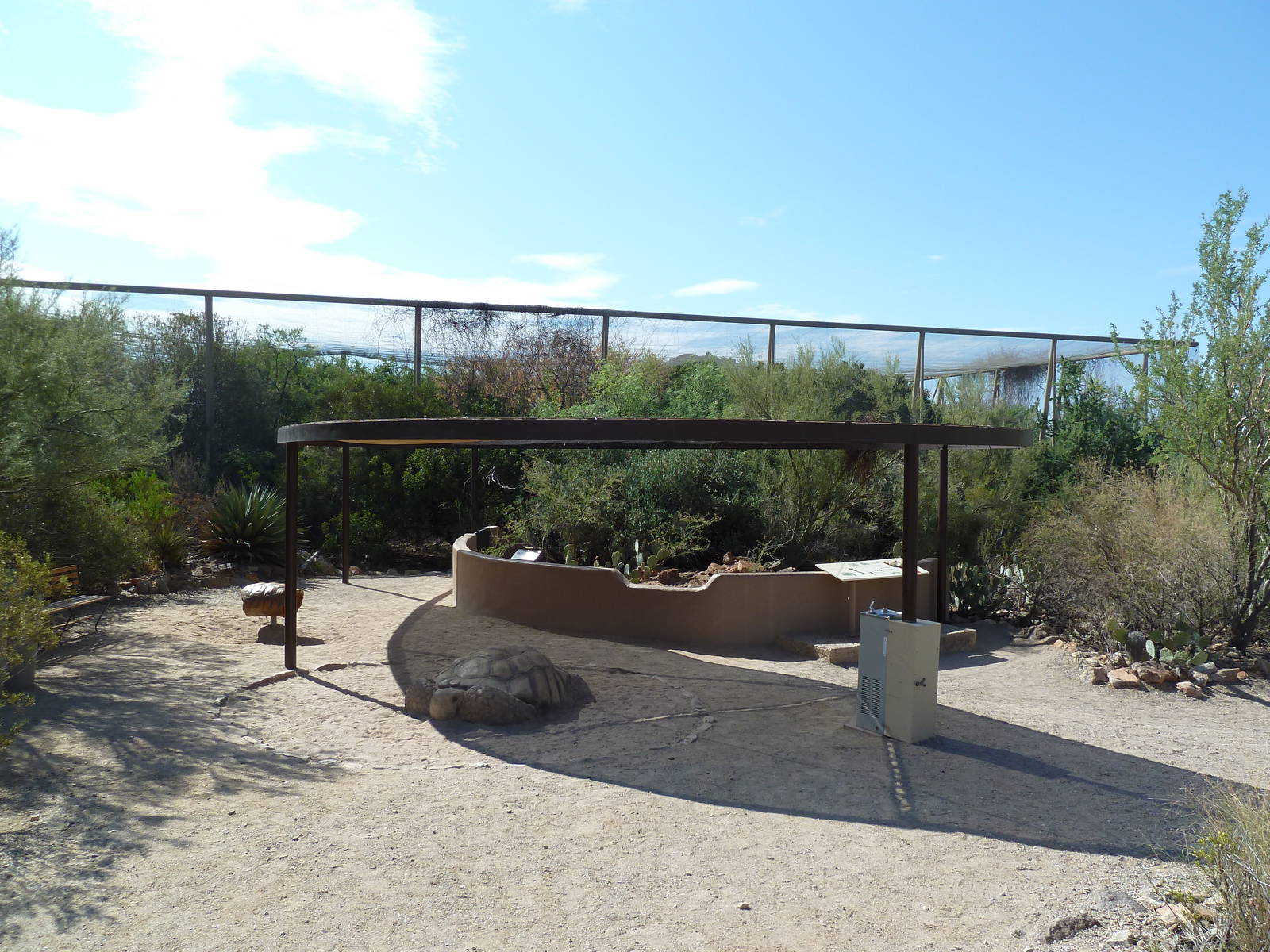 Desert Tortoise Exhibit + Walk-Through Aviary