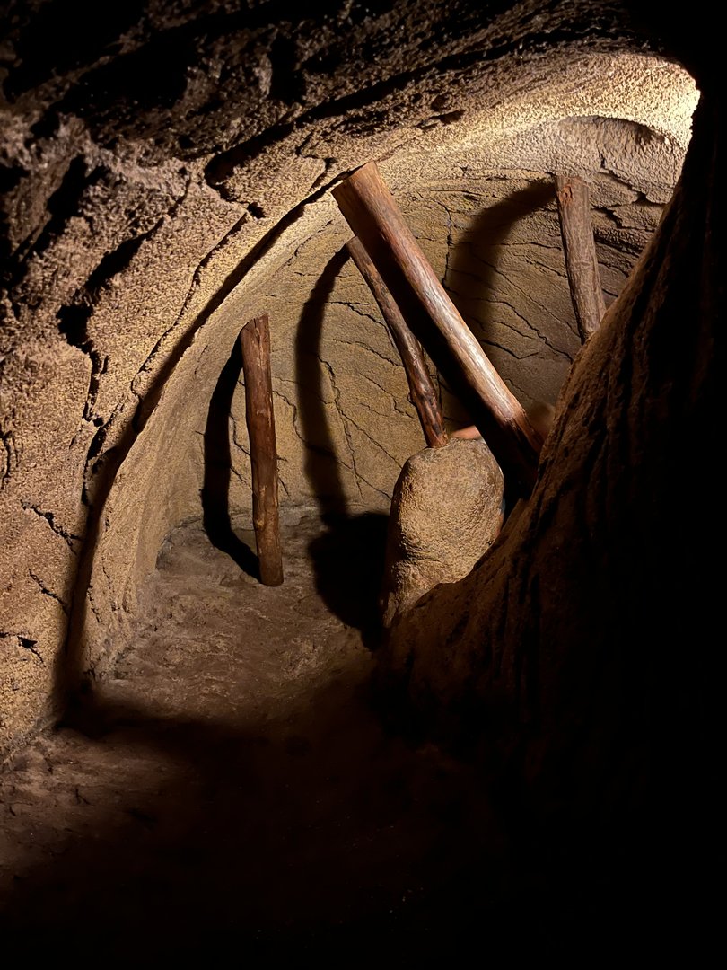 Desert- view coming through secret tunnel 6.7.23