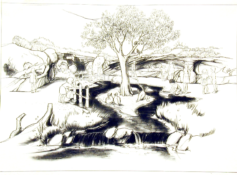 Design Drawing for Adventure Island