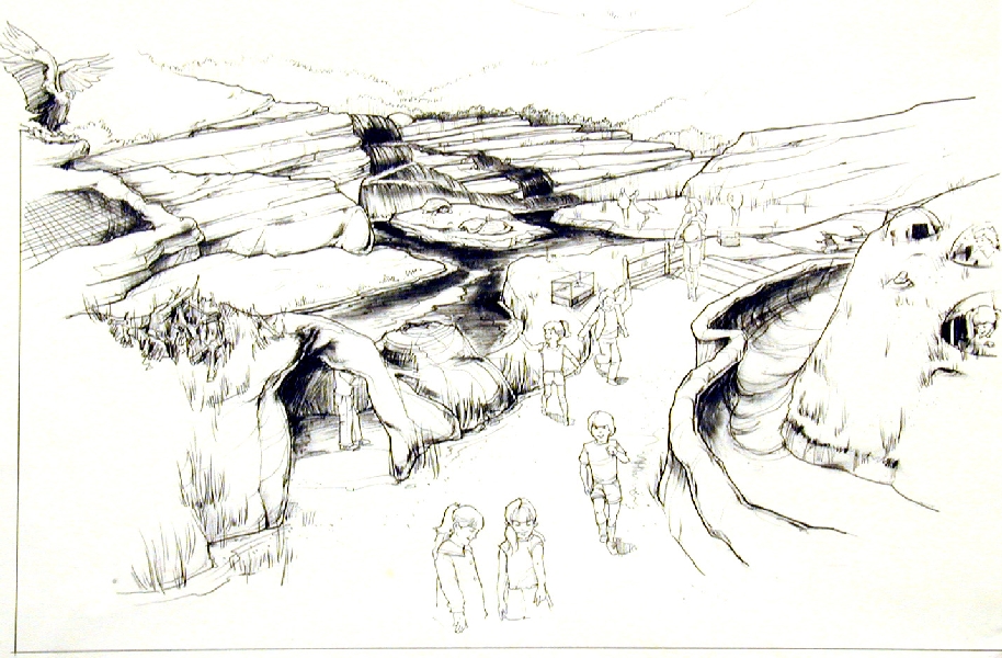 Design Drawing for Adventure Island