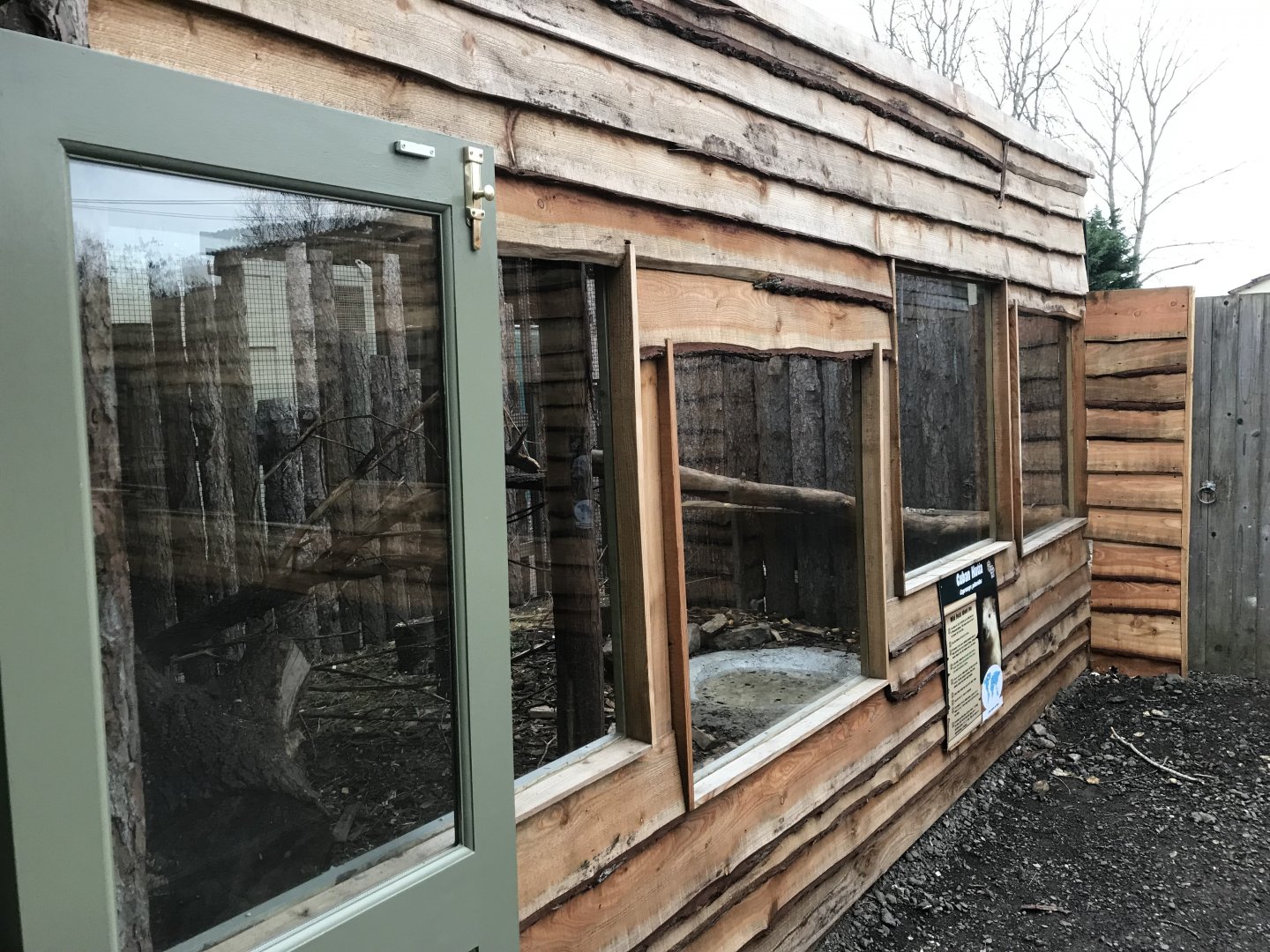 Desmarest's hutia exhibit - outdoors 241118