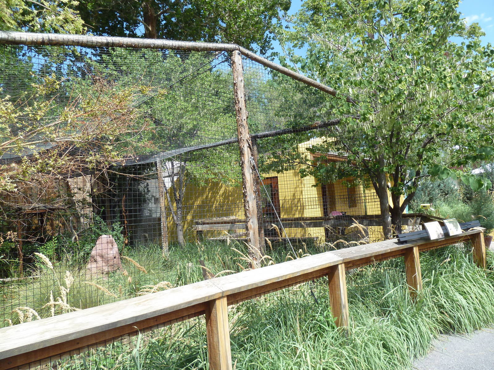 Destination Argentina - Red-Legged Seriema Exhibit