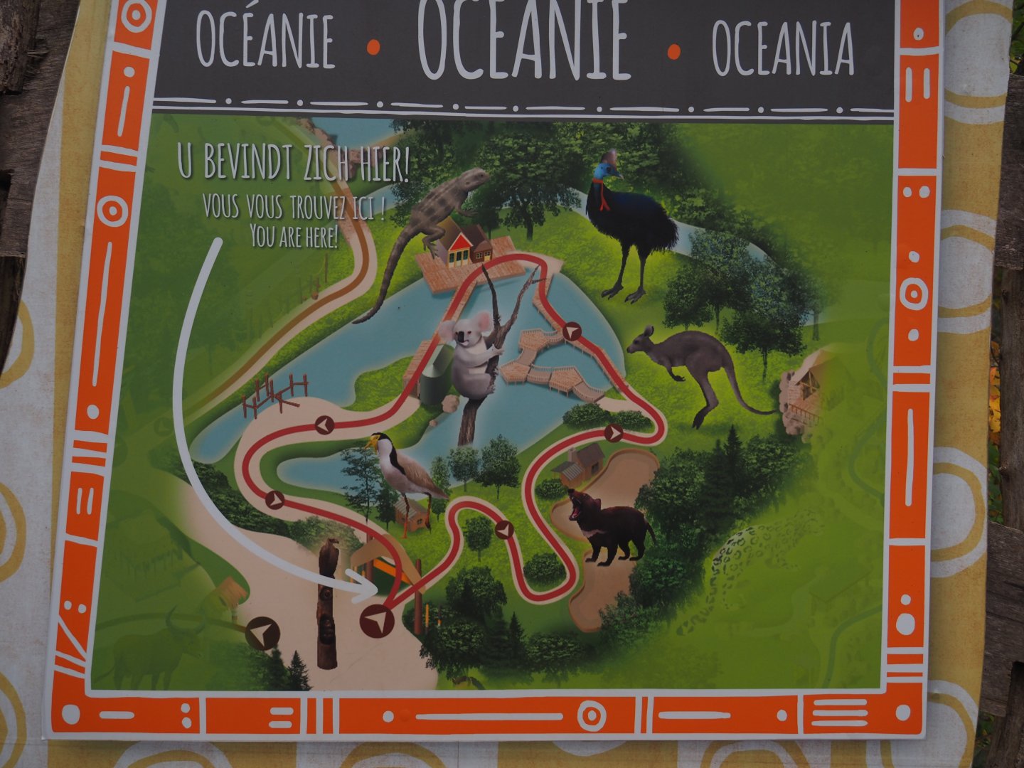 Detailed map of the Oceania section (2025-10-29)