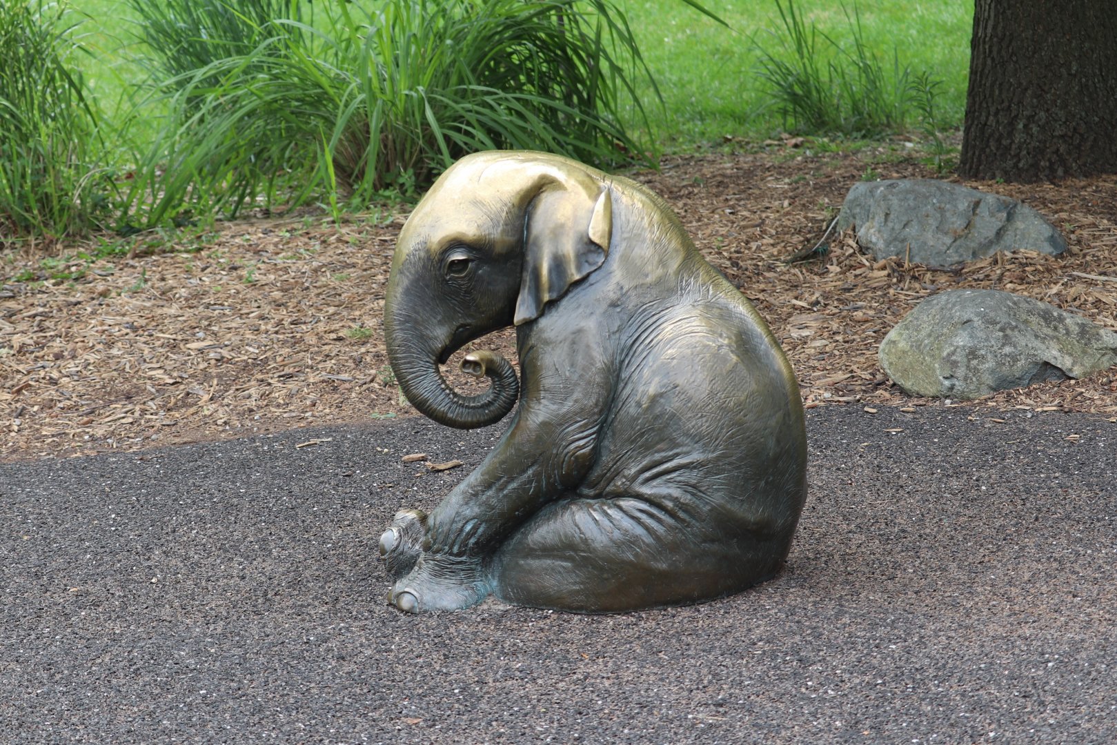 Detroit Zoo - Elephant Statue