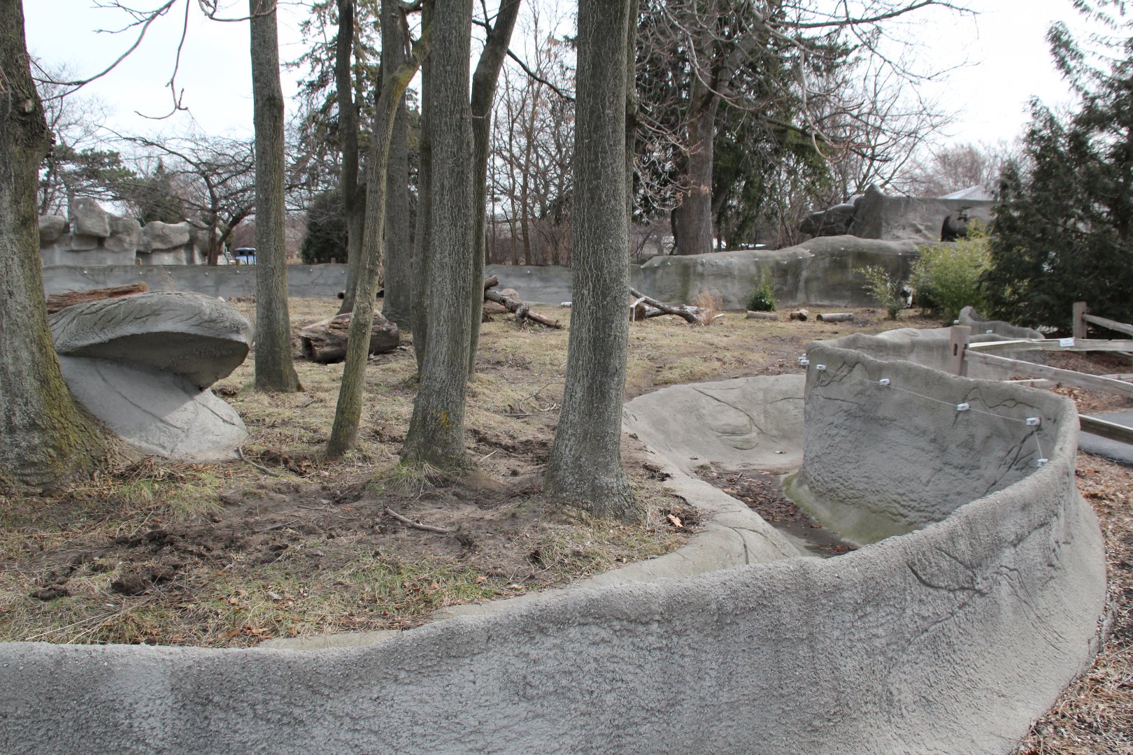 Detroit Zoo - Giant Anteater enclosure