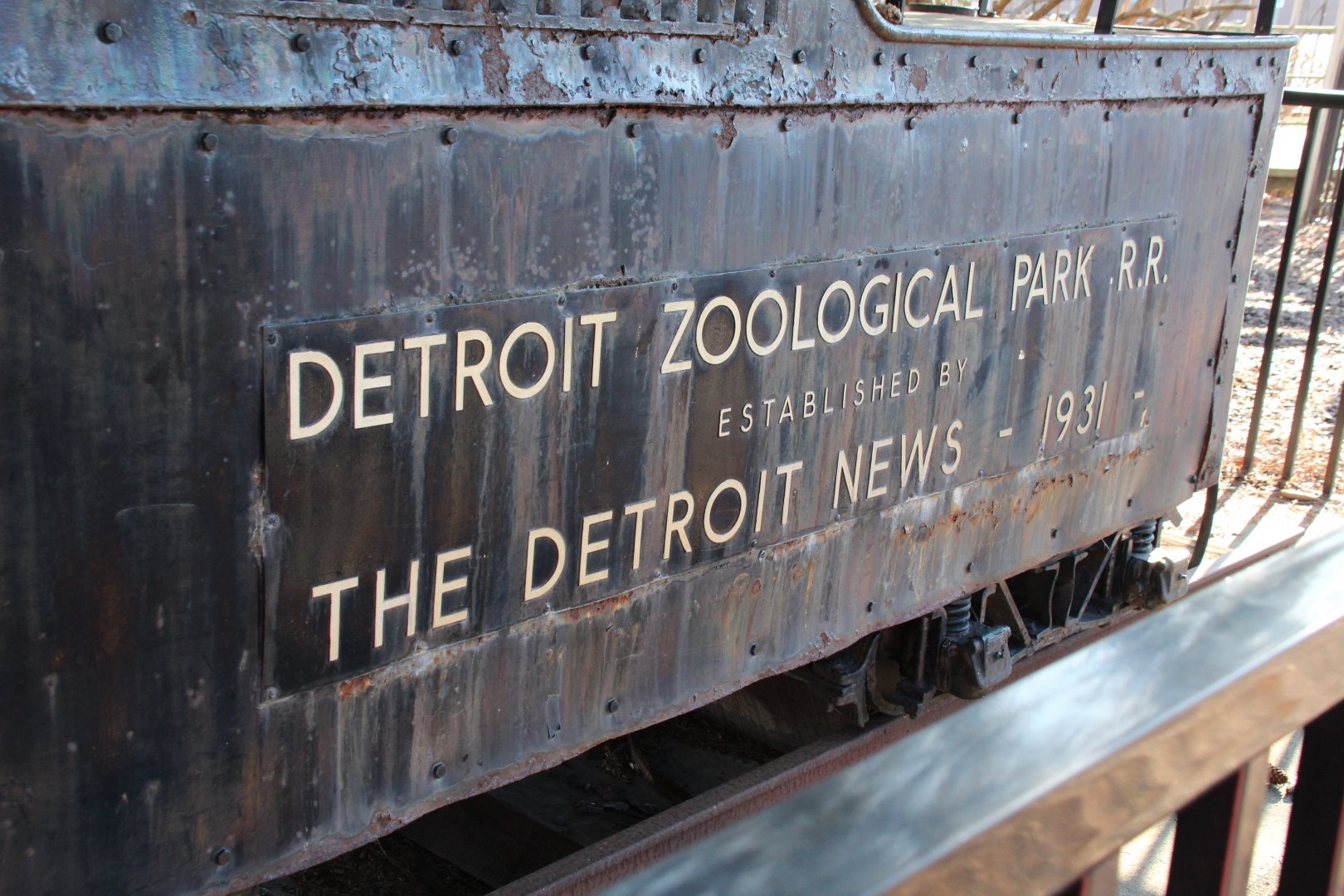 Detroit Zoo - Old Zoo Train engine