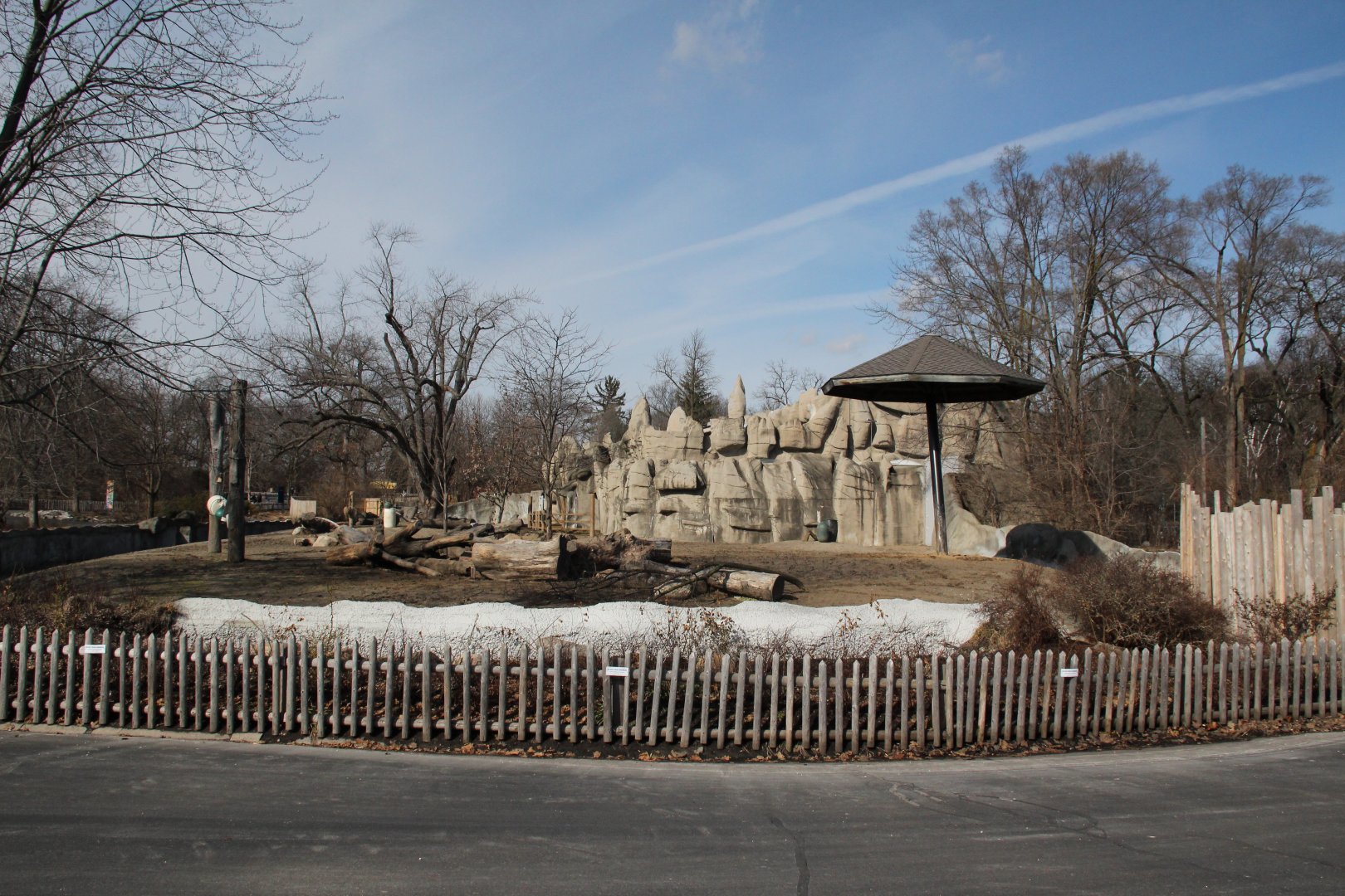 Detroit Zoo - White Rhinoceros exhibit