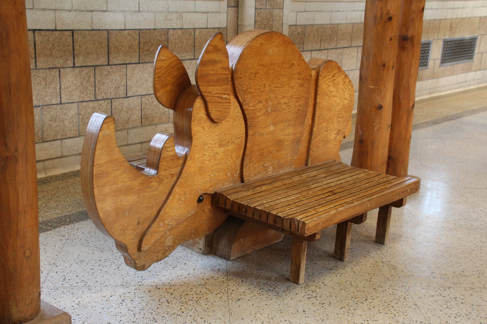 Detroit Zoo - White Rhinoceros exhibit