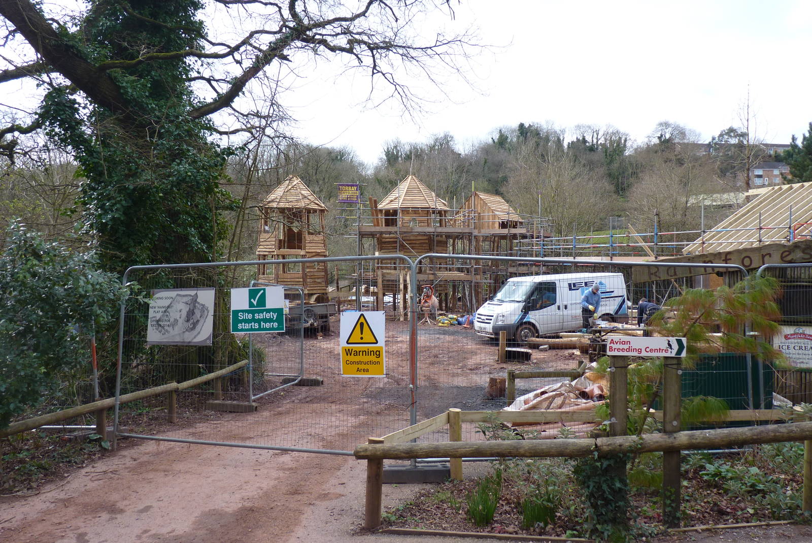 Development of play area, March 2016
