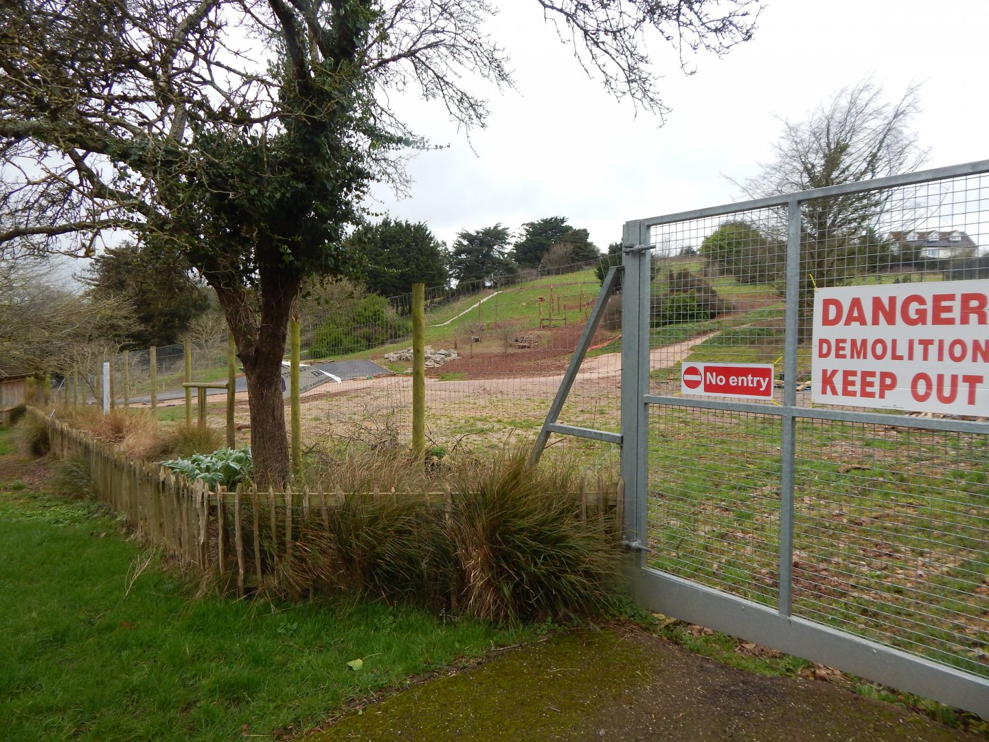 Developments on the future Hamadryas baboon enclosure 050224