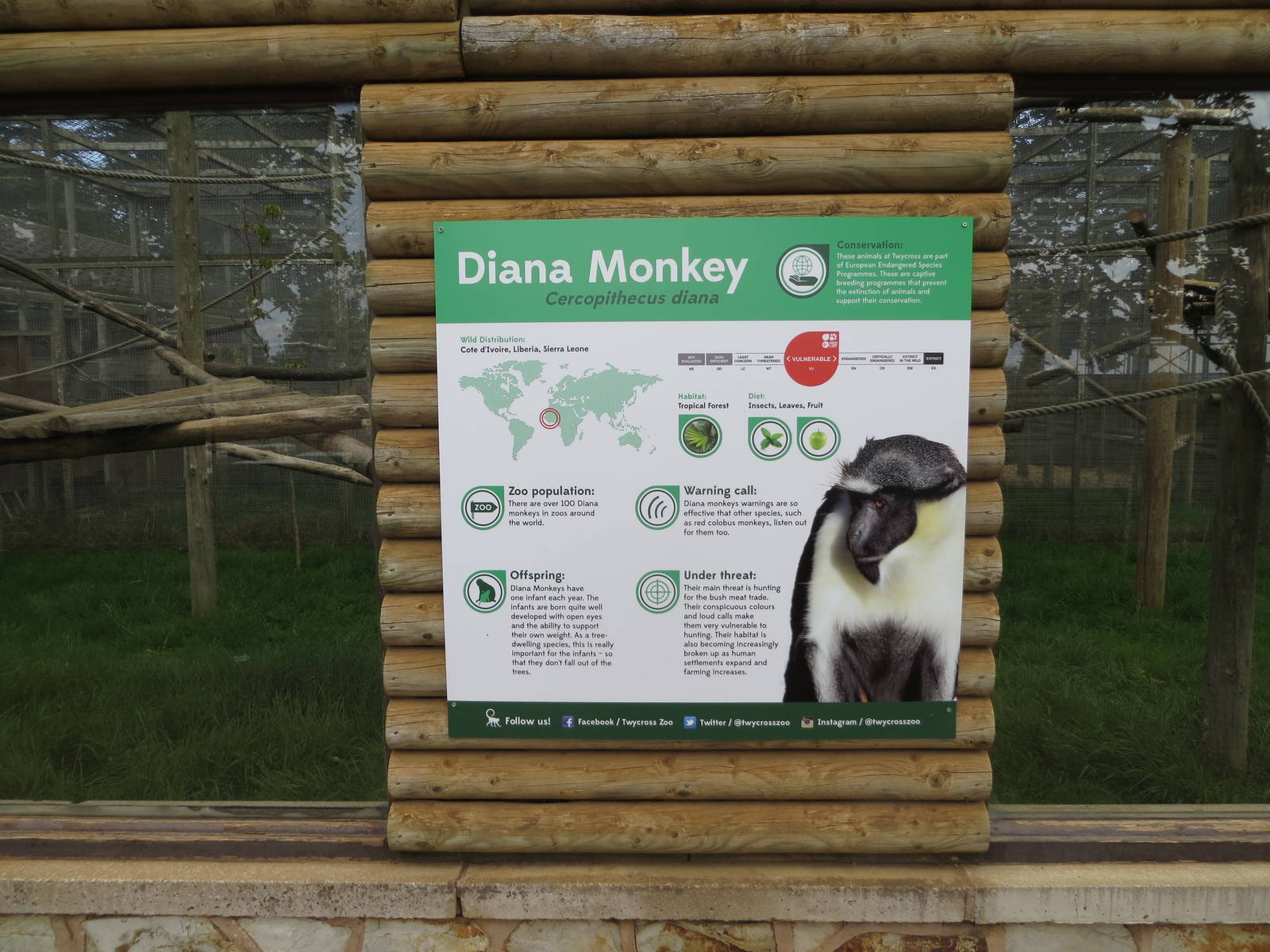 Diana Monkey signage 110715