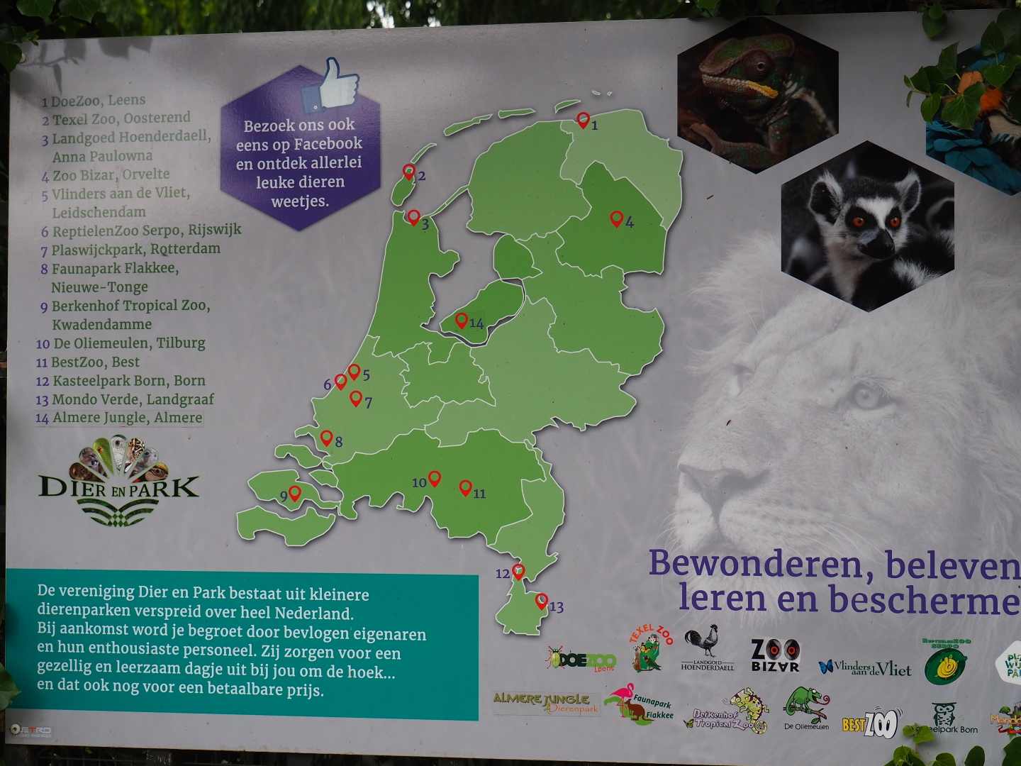 Dier en Park zoos sign, 2019-05-25