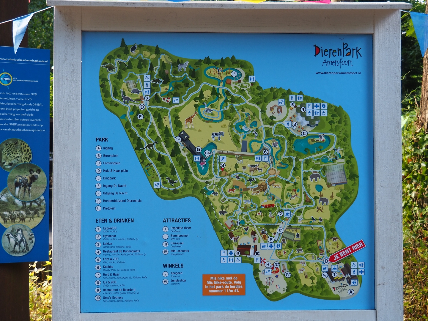 Dierenpark Amersfoort 2018 park map