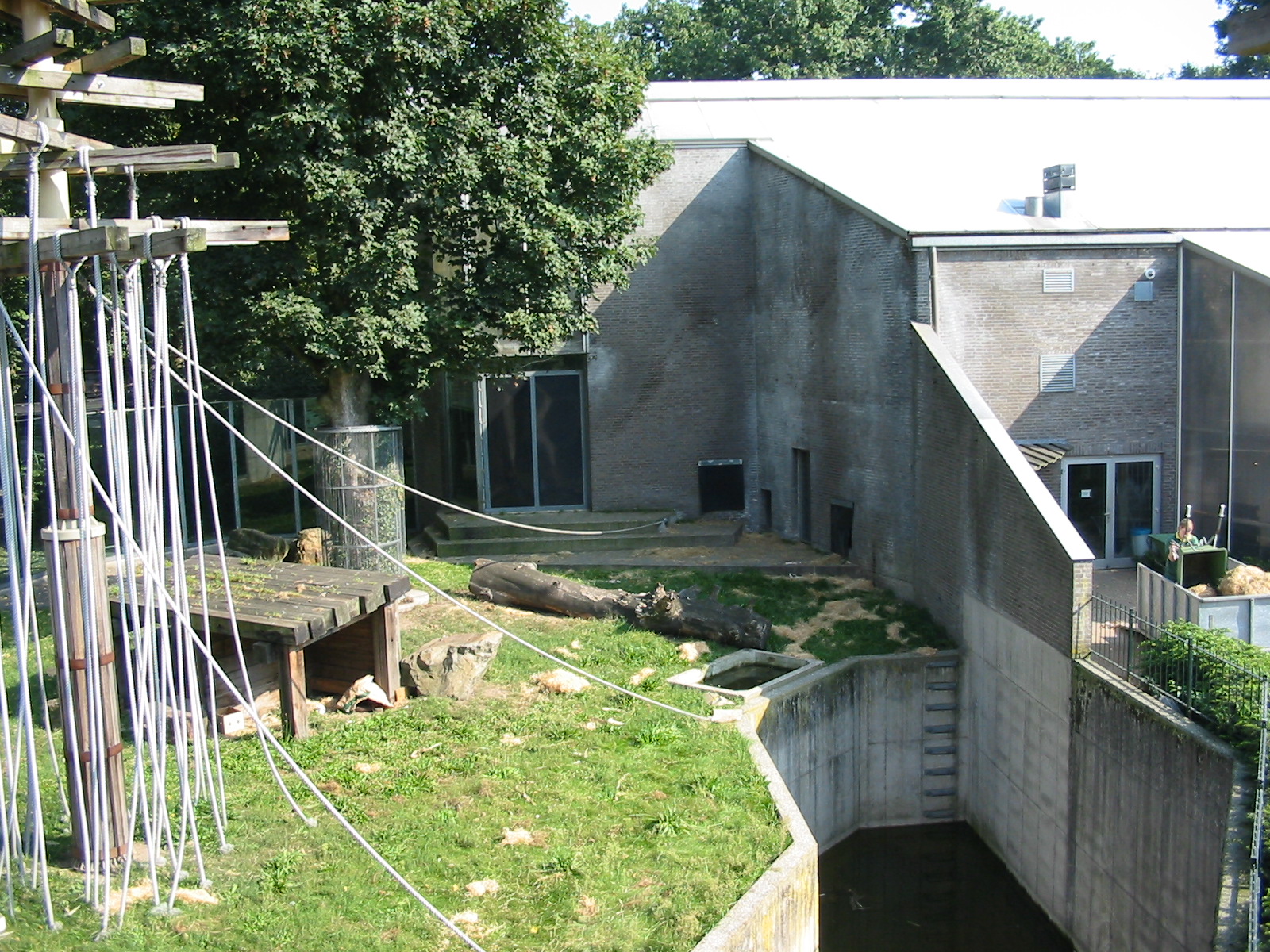 Dierenpark Rhenen 2004 - Orangutan exhibit