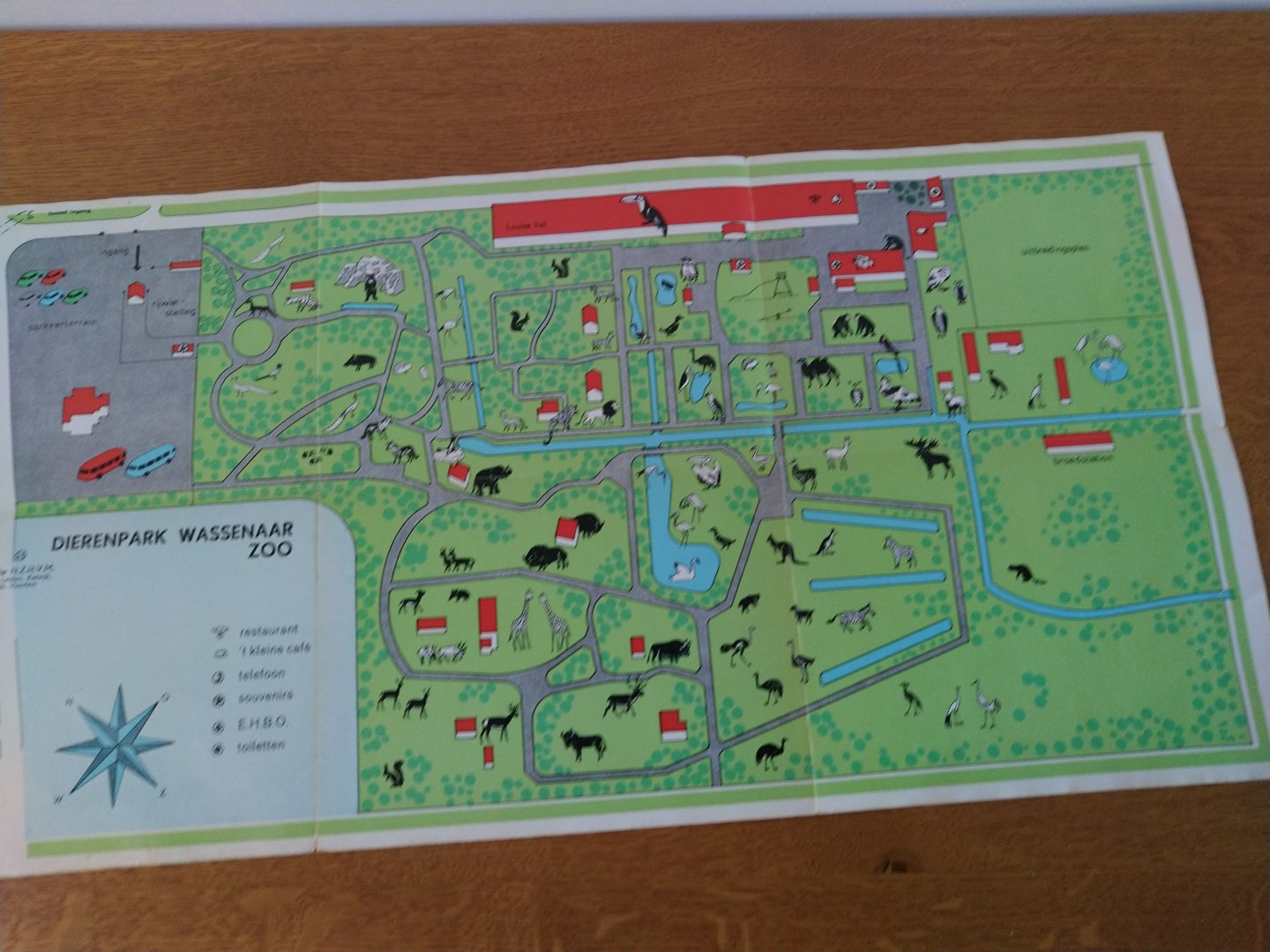 Dierenpark Wassenaar - Park map - Frontside