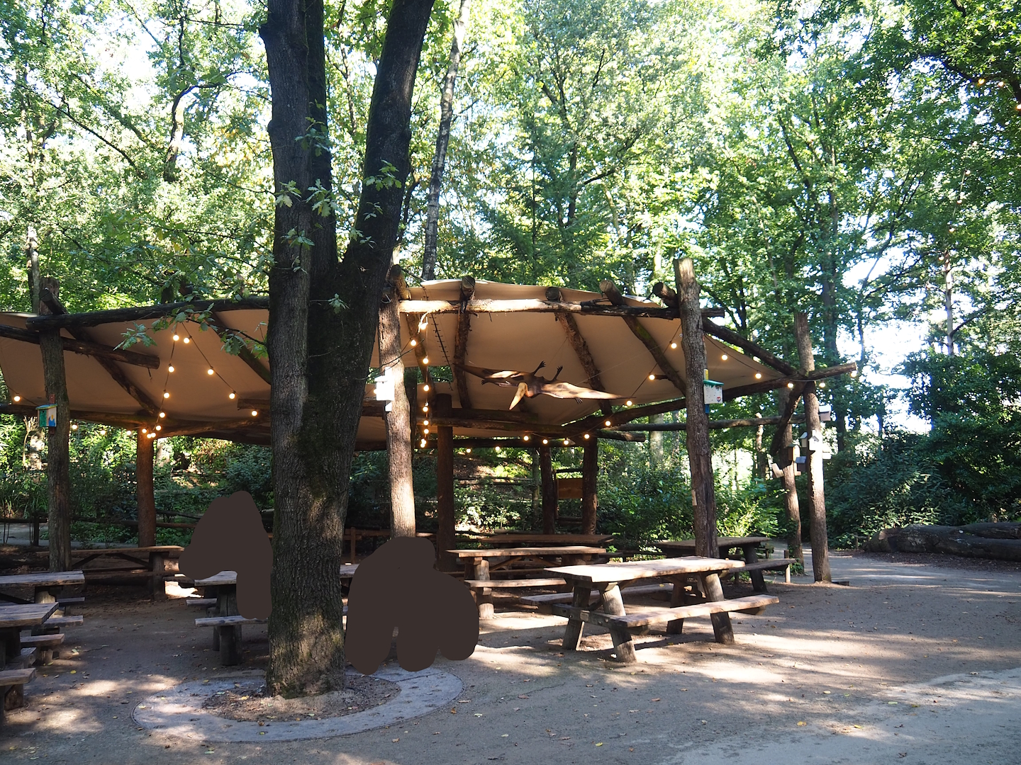 Dino Forest - Eating area, 2023-09-24