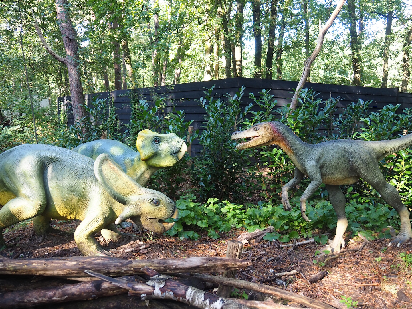 Dino Forest - Protoceratops and Velociraptor stand-off models, 2023-09-24