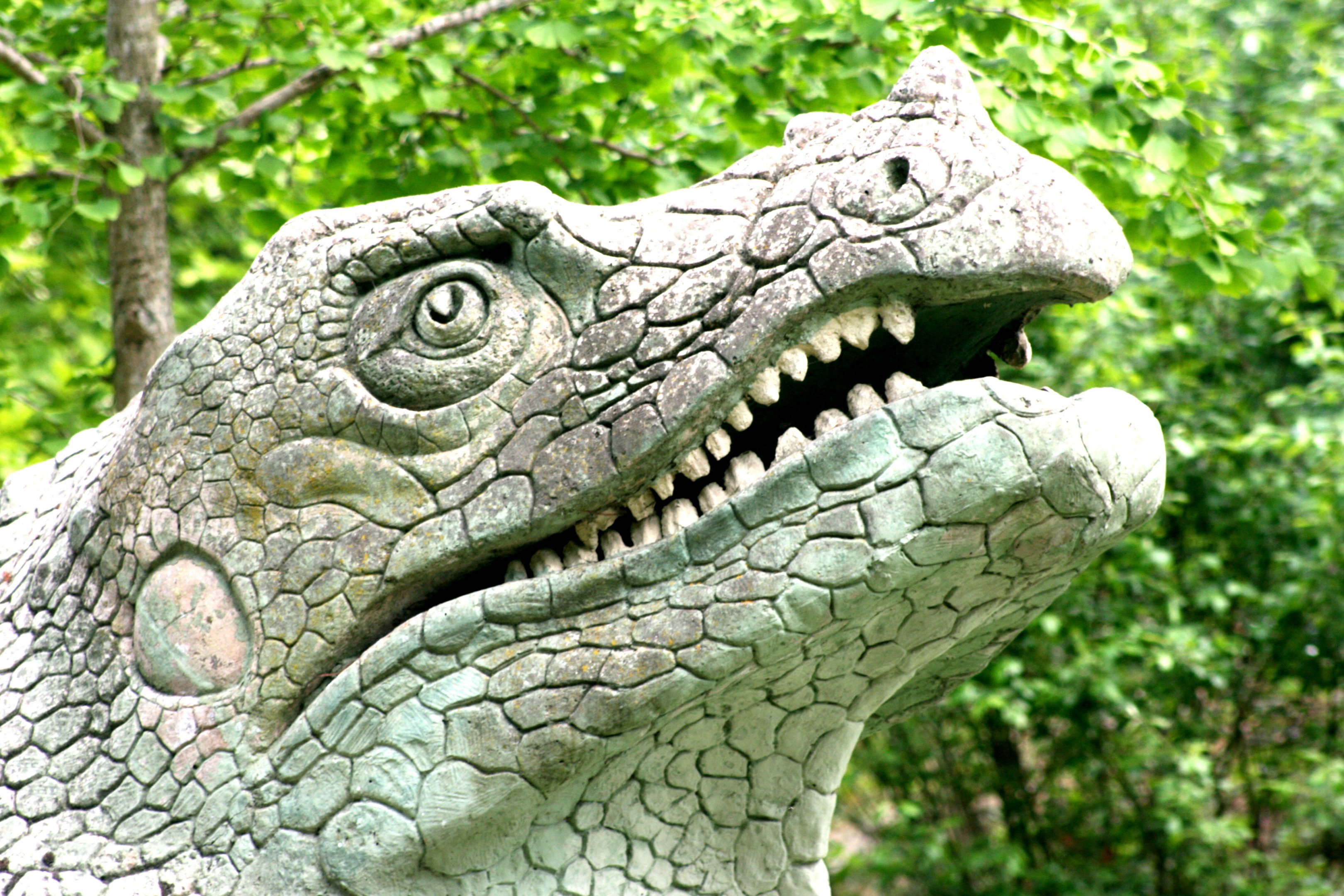 Dinosaur statue; Crystal Palace; 28th May 2017