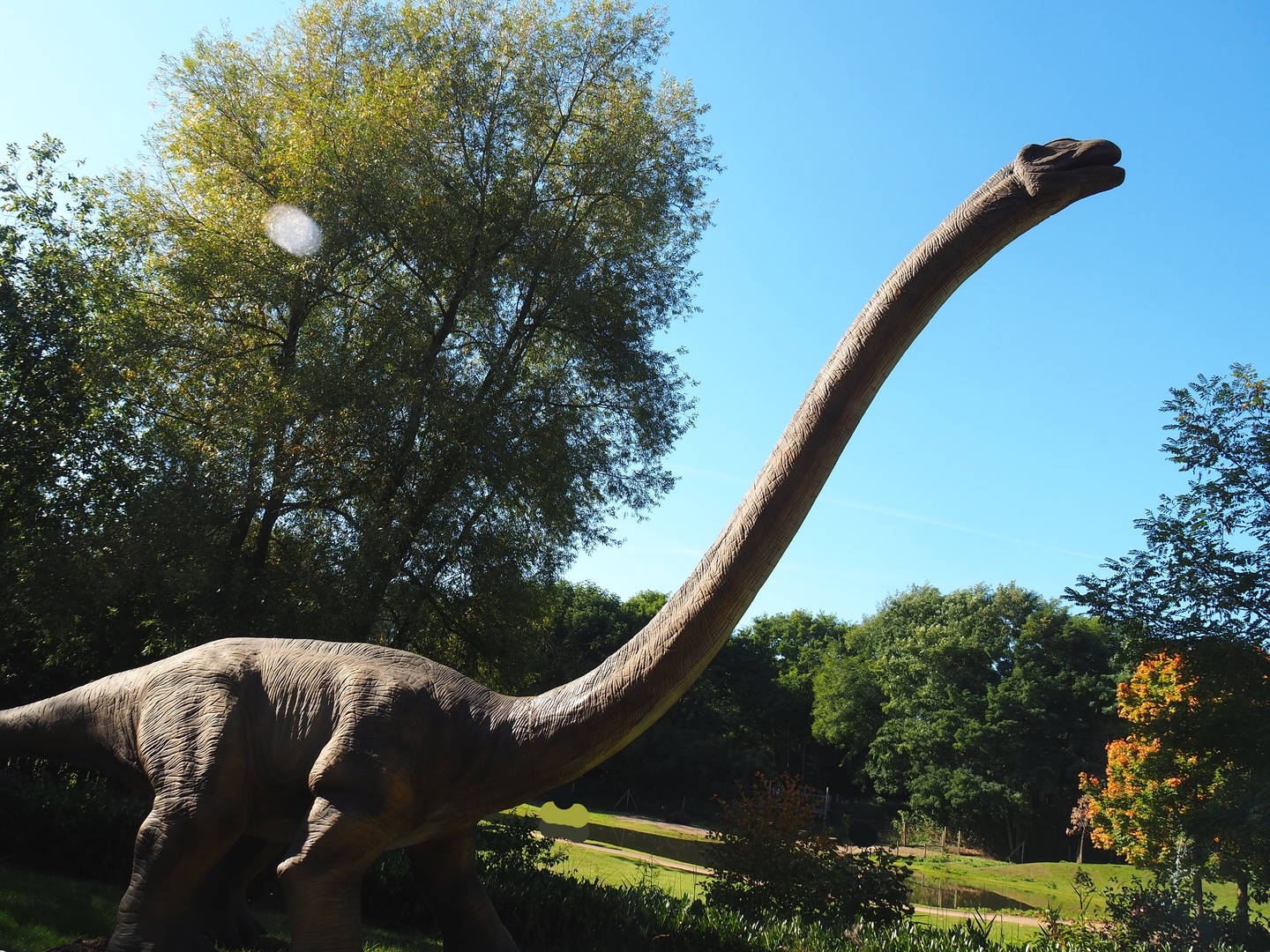 Dinosaur Weeks - Omeisaurus sculpture, 2022-10-09