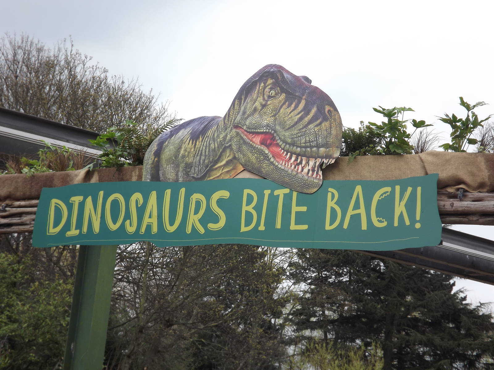 Dinosaurs bite back! at Chester Zoo 31/03/12