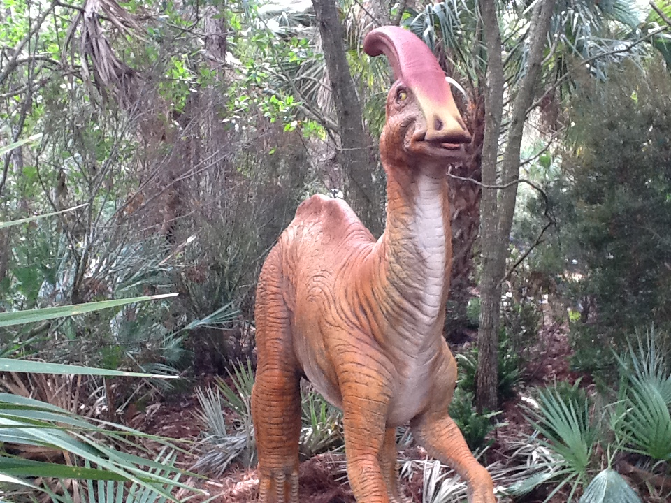 Dinosaurs Living or Dead- Parasaurolophus