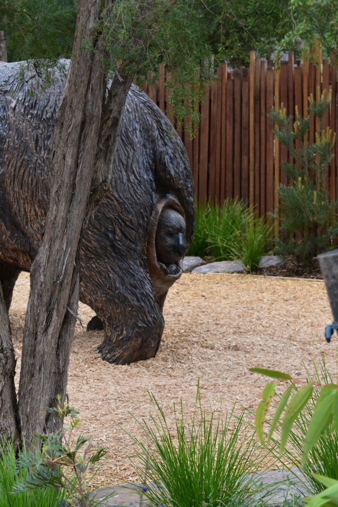 Diprotodon Joey in pouch