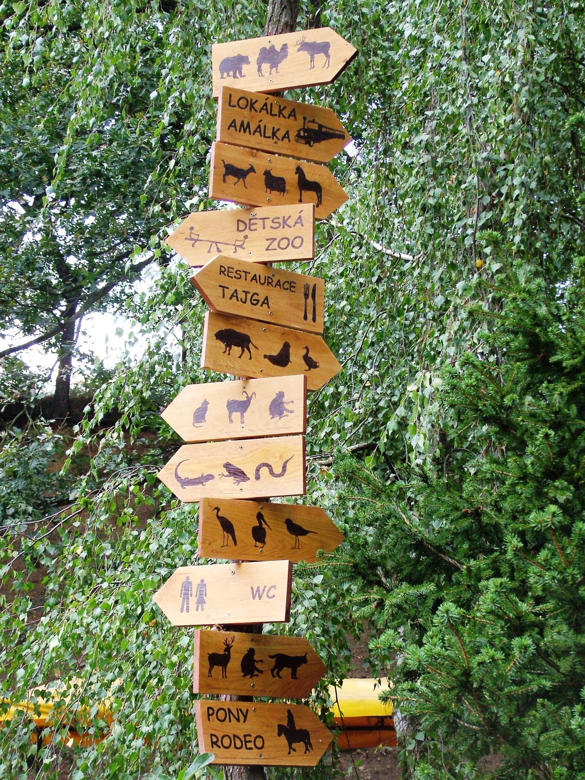 Directional Signage at Chomutov, 30/08/12