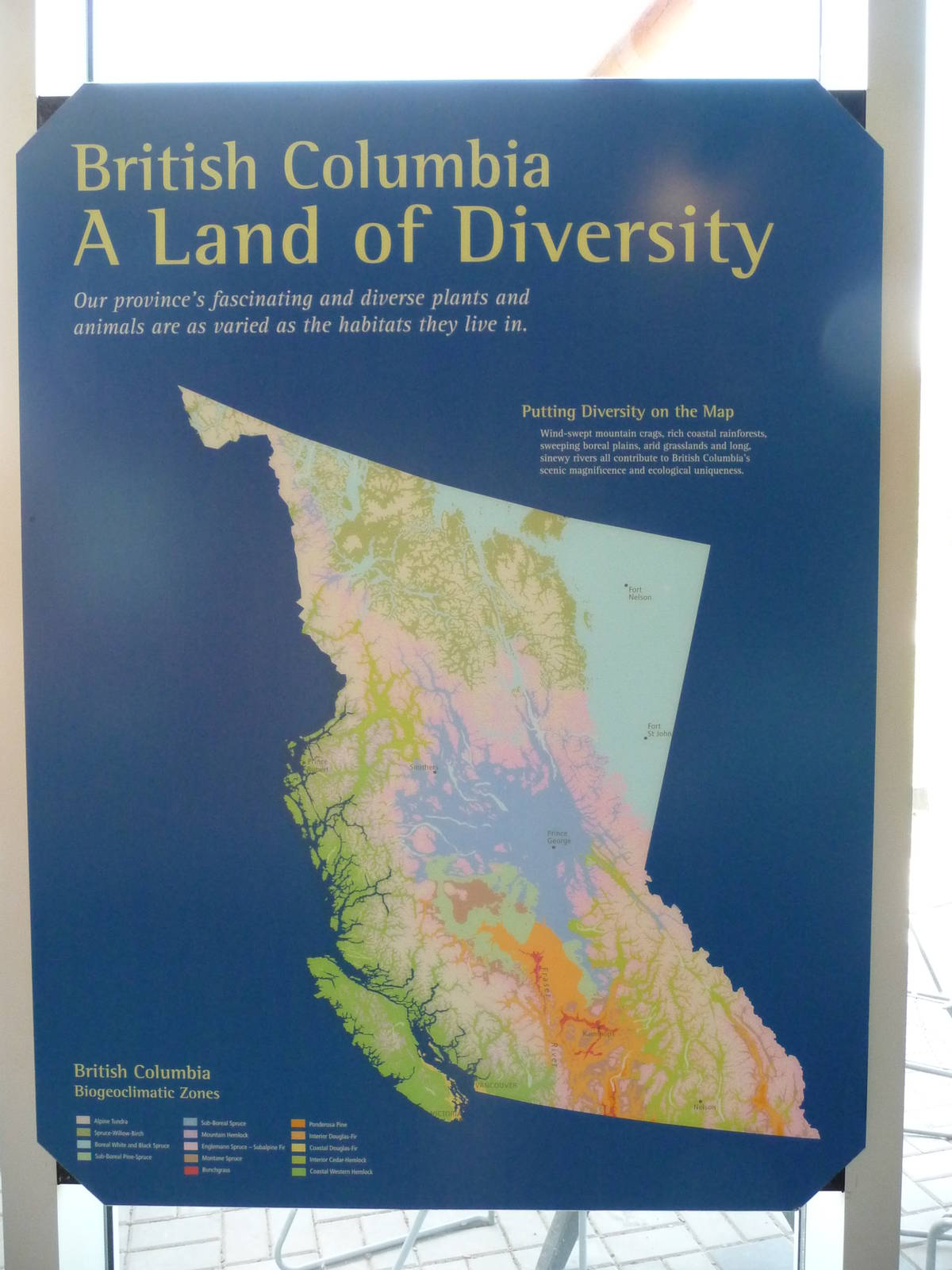 Discovery Centre - Map of British Columbia