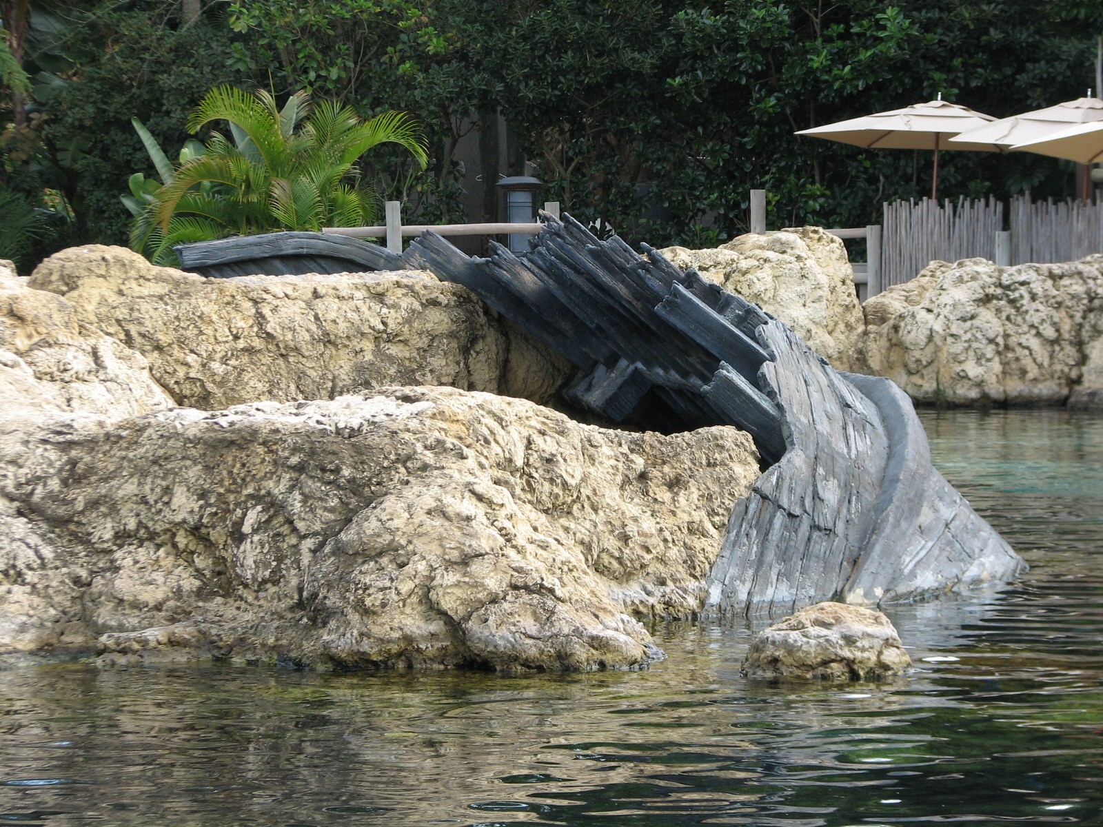 Discovery Cove - Tropical Reef - Shipwreck Barracuda Exhibit