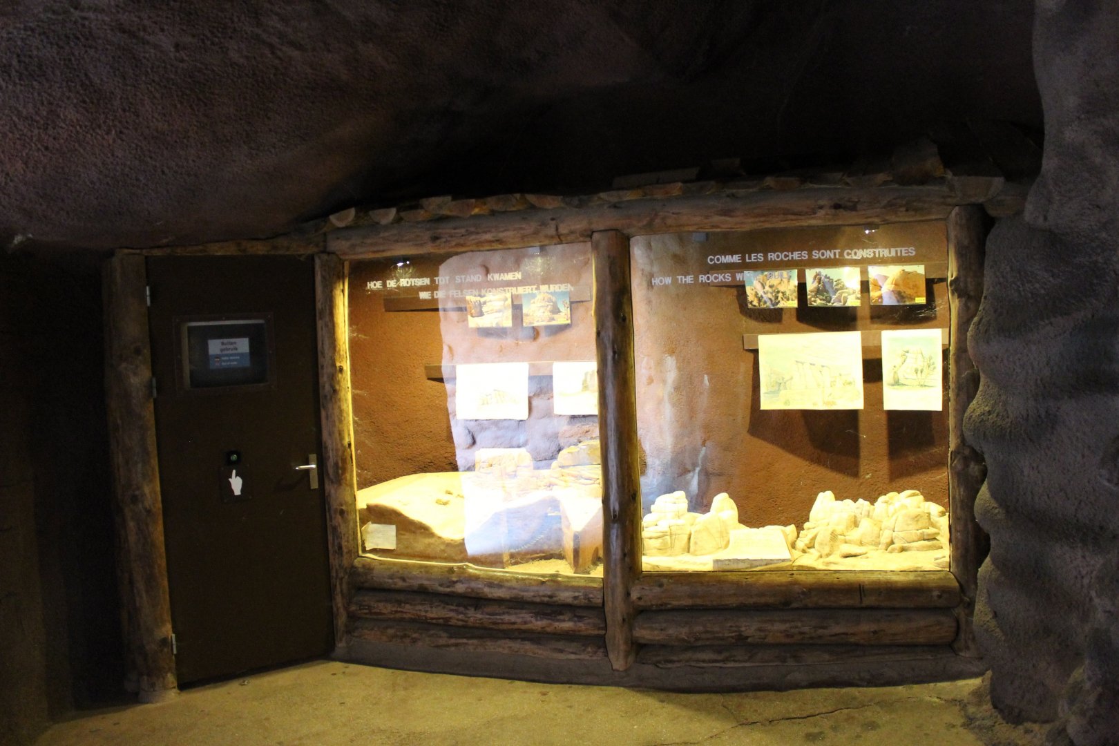 Display how the rocks were contructed