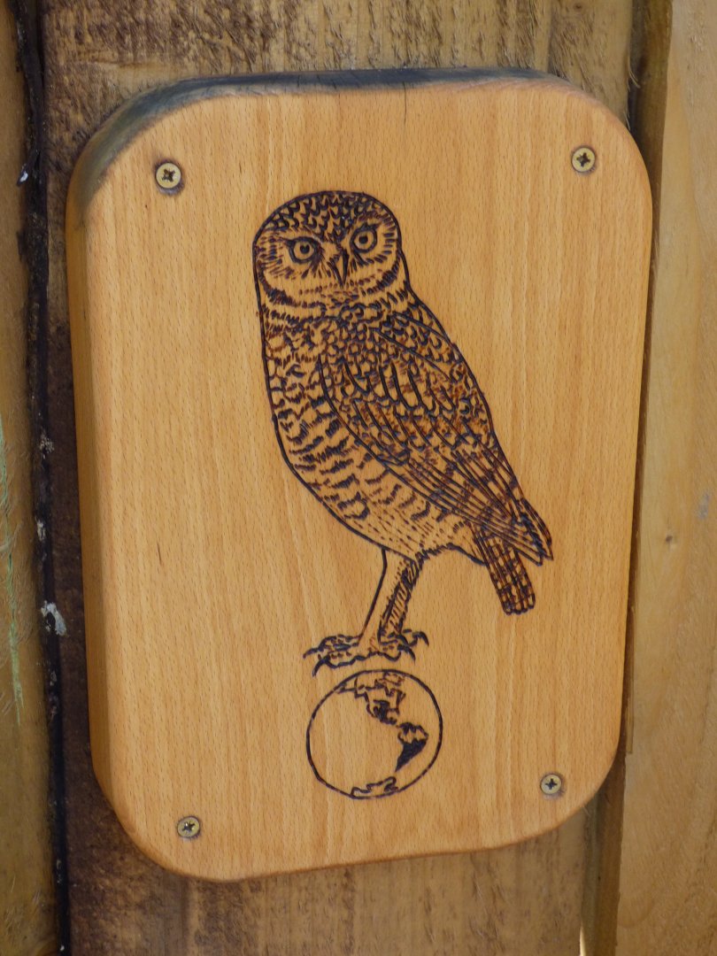 Distrobution signage in The Terry Prachett Owl Parliment